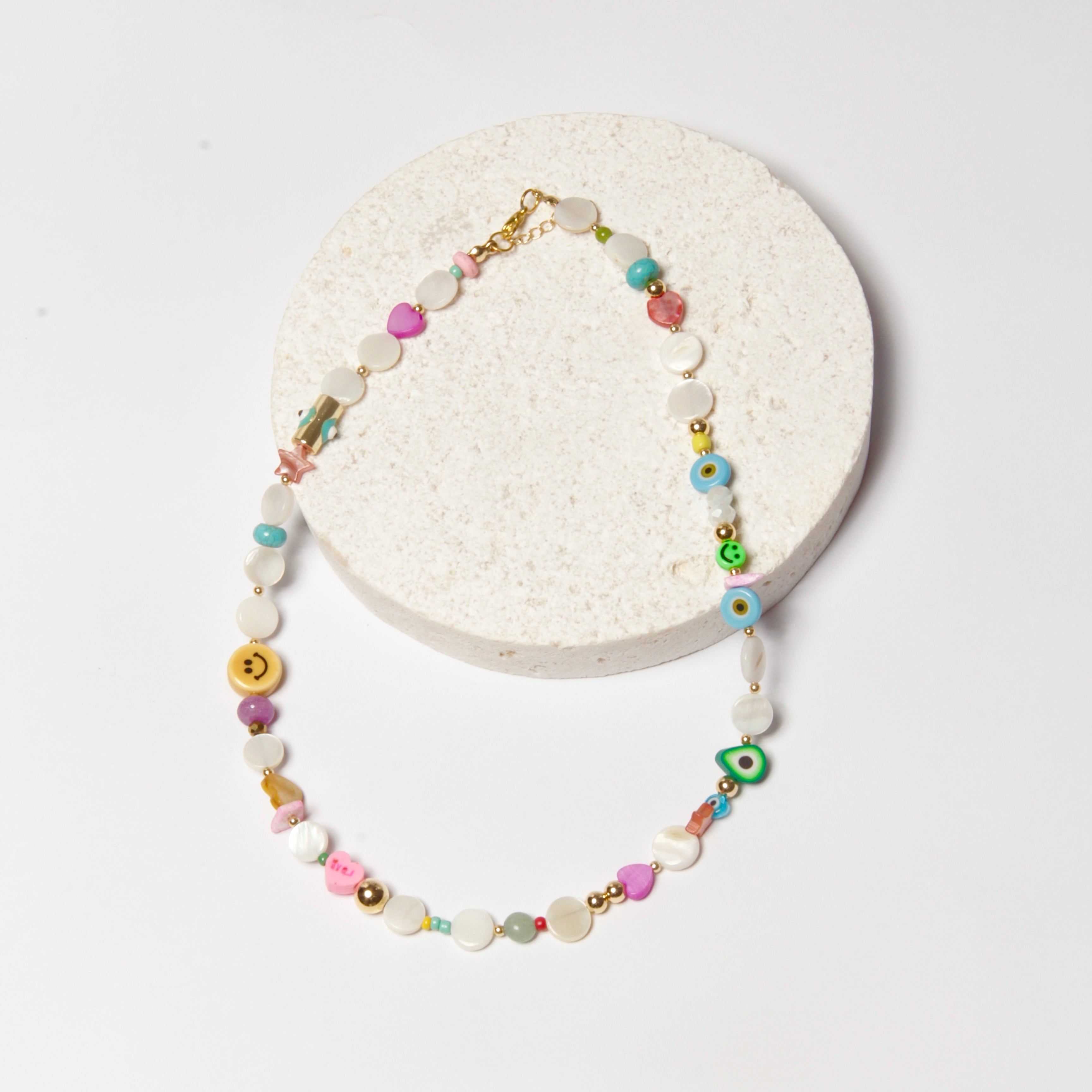 Mixed charm necklace