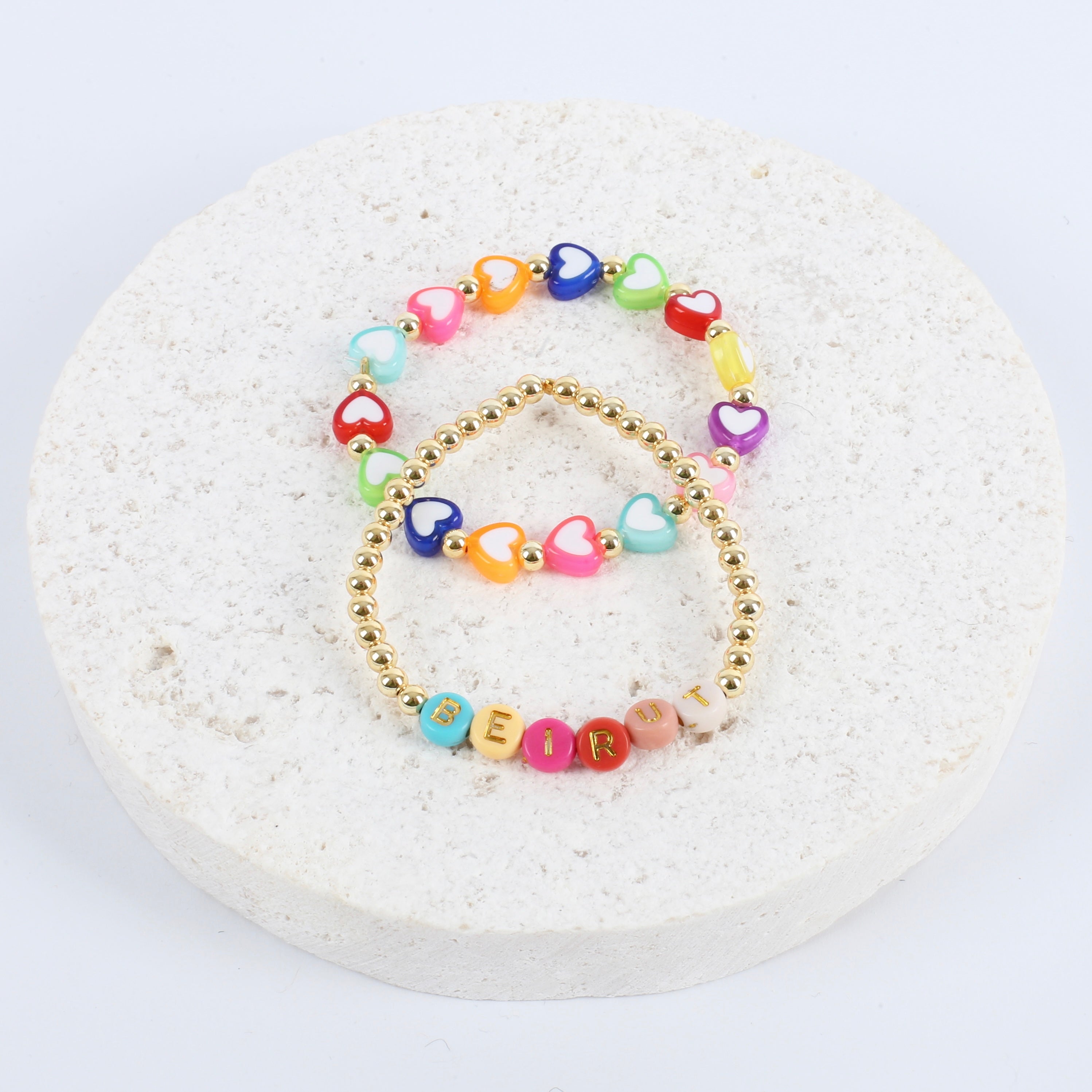 Beirut forever set of 2 bracelets
