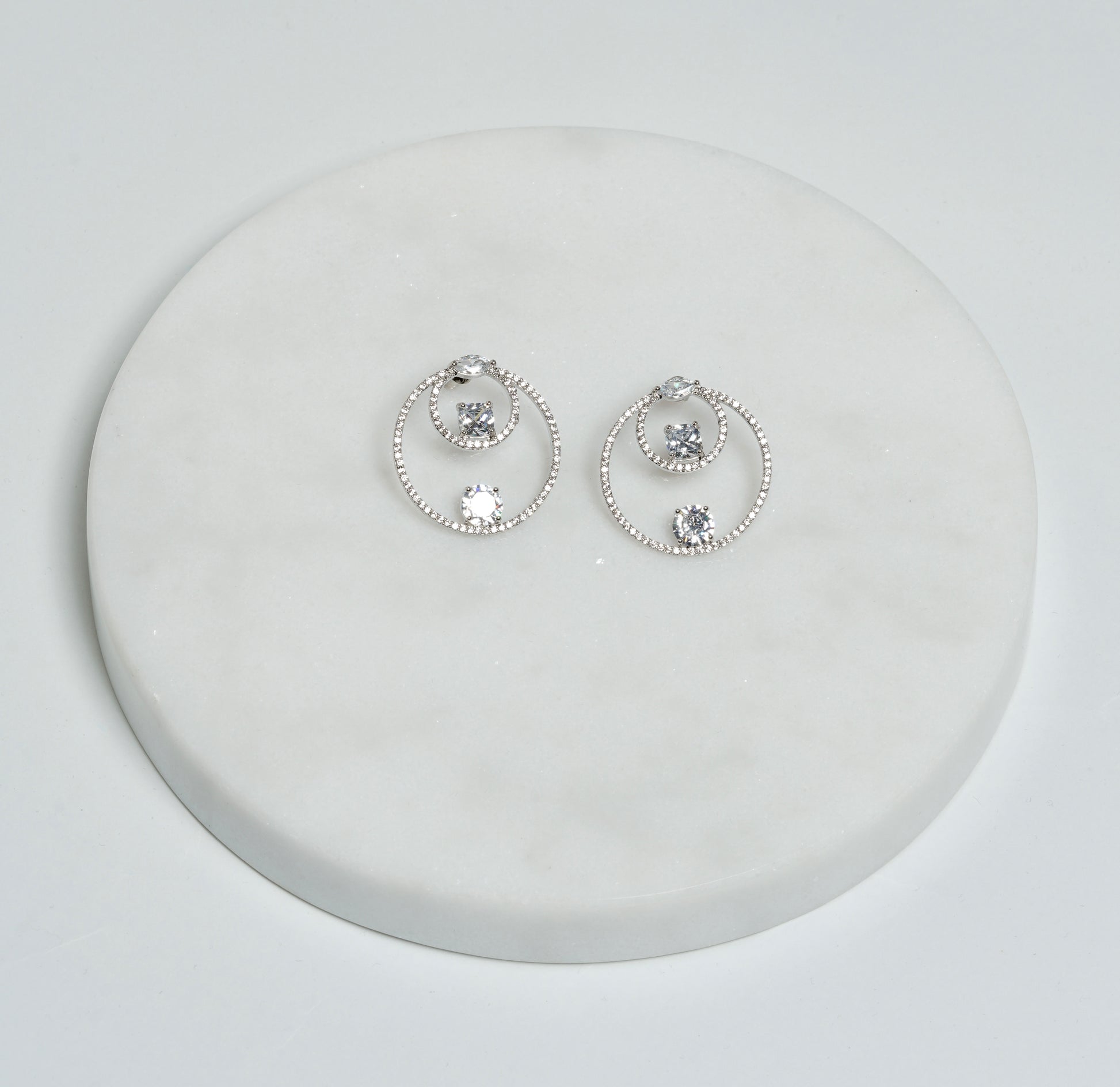 Round shaped with studs