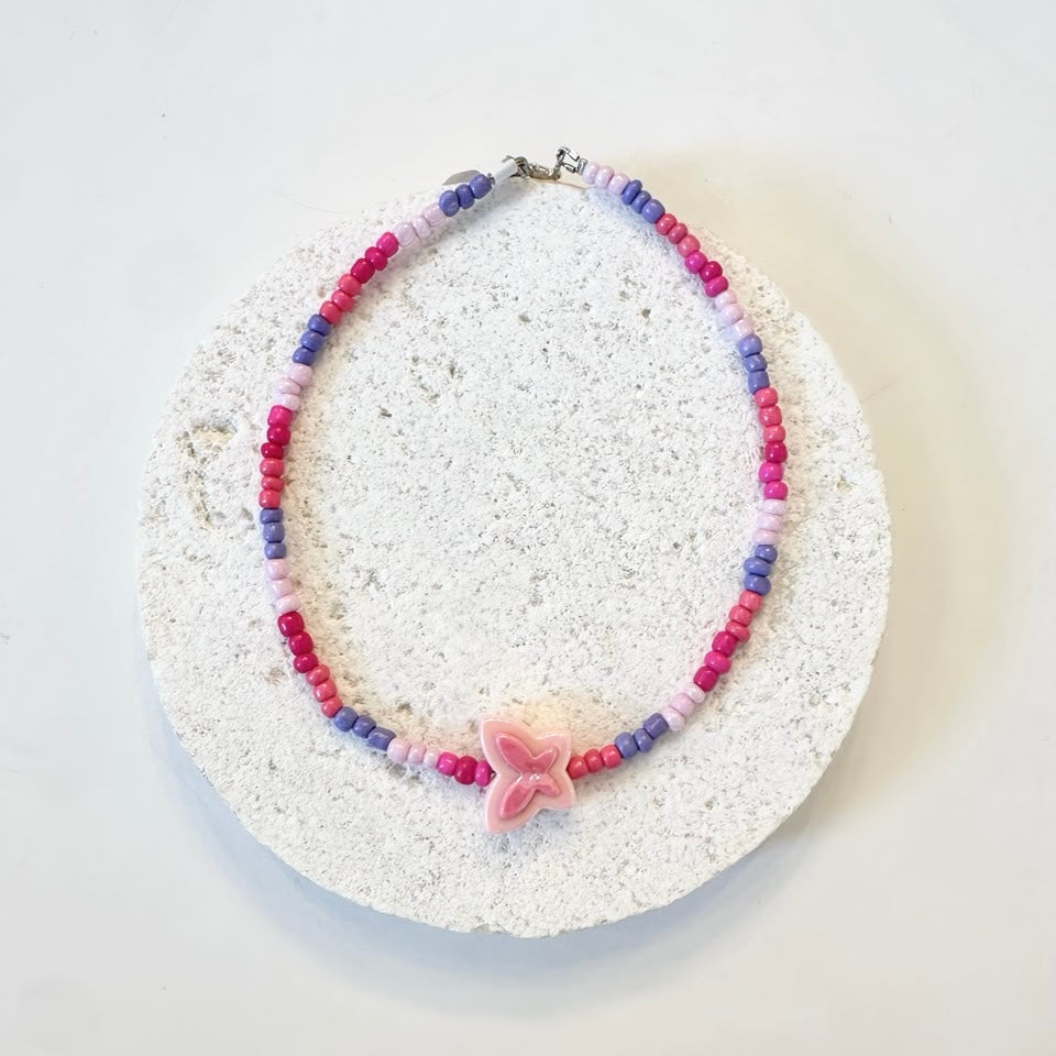 Butterfly kids necklace