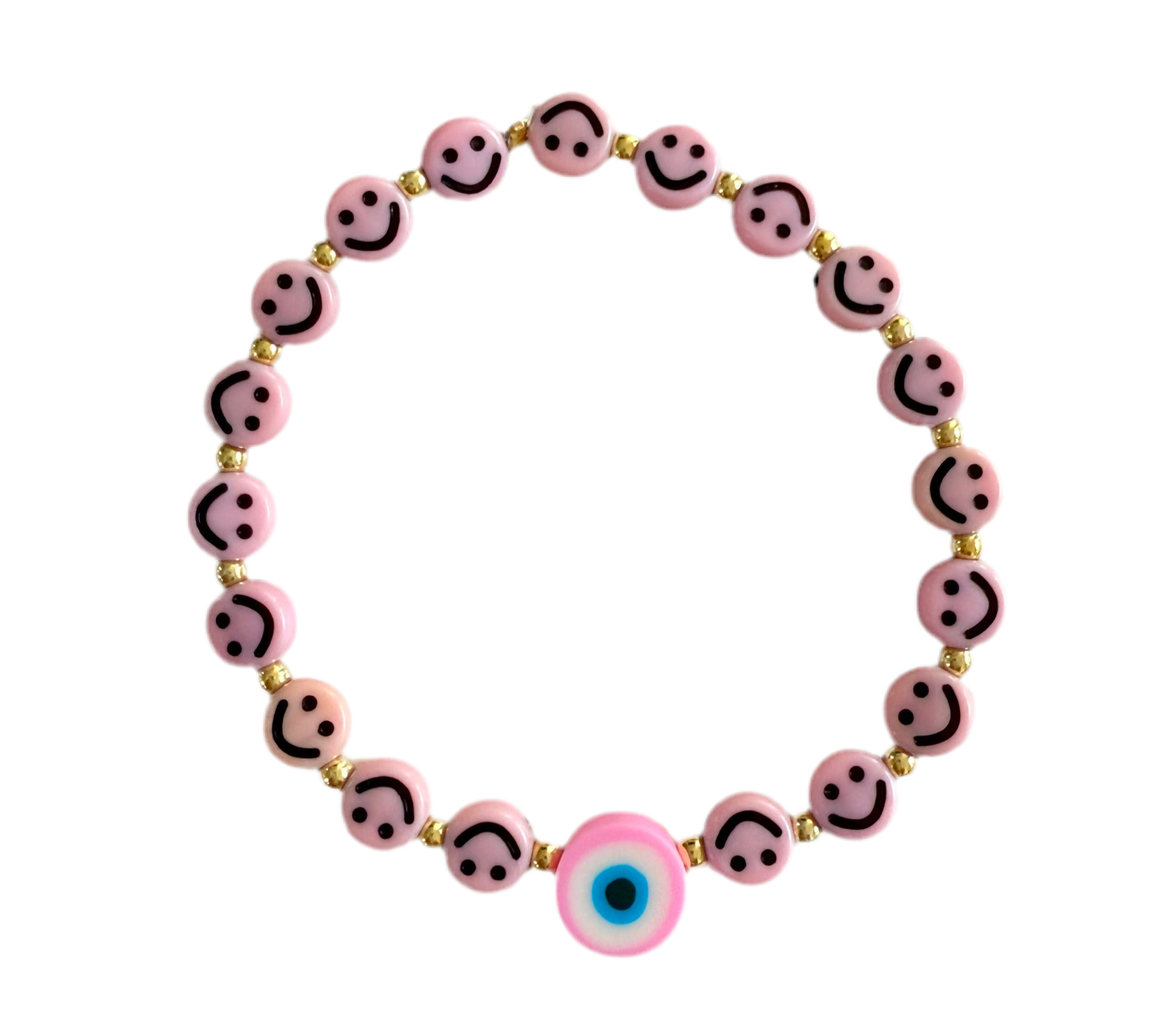 Pink full smile bracelet