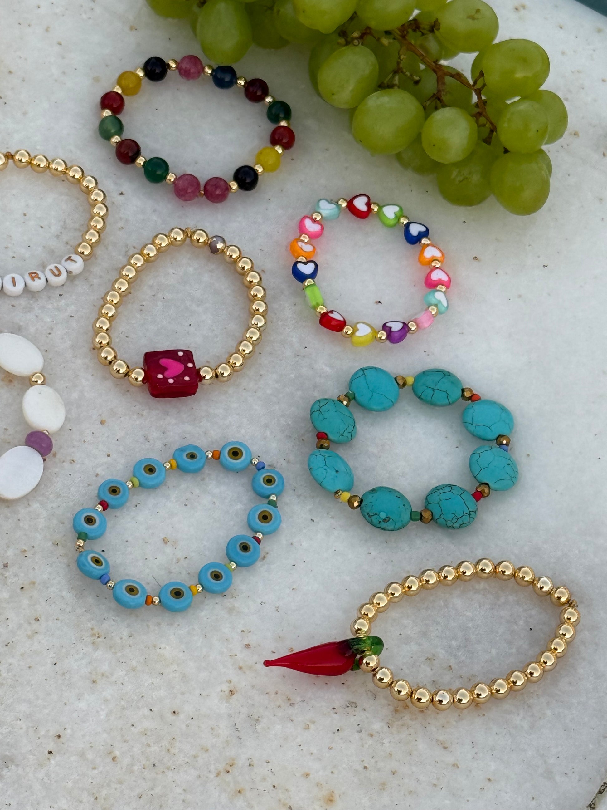 Full evil eye bracelet