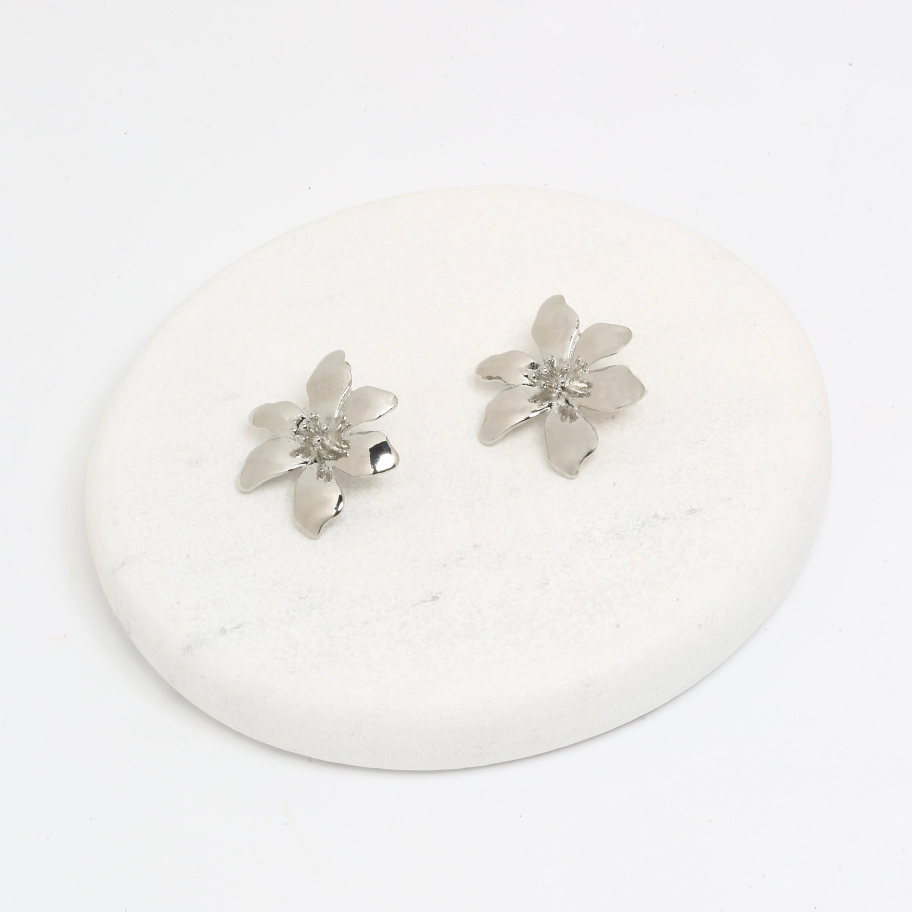 Hawaiian floral earrings