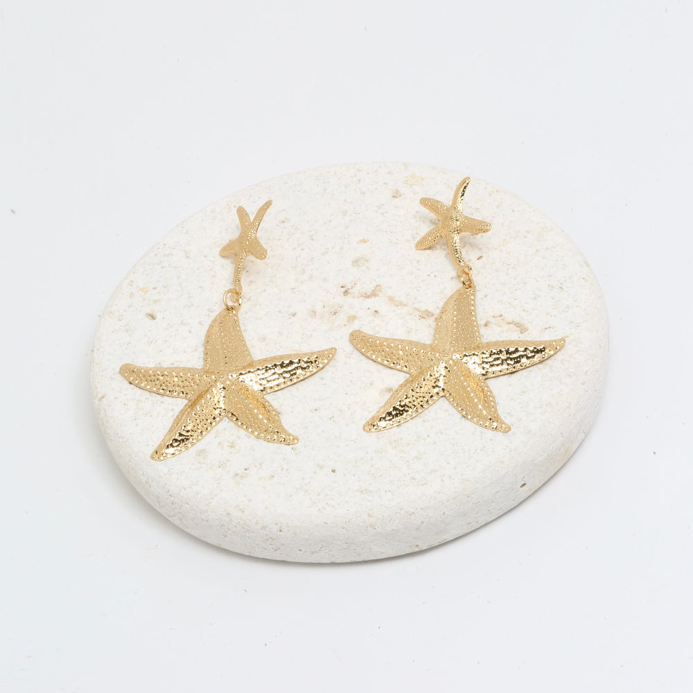 Oversized mermaid earrings