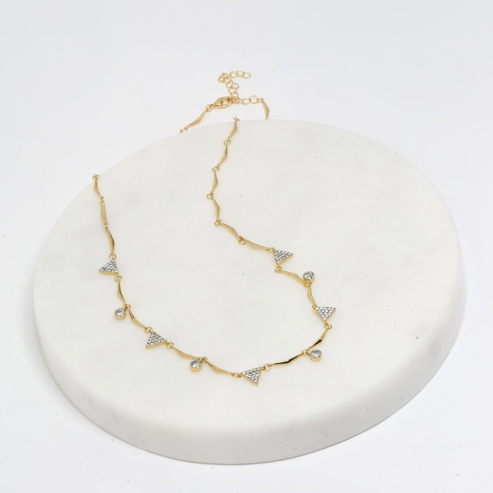 Triangle necklace