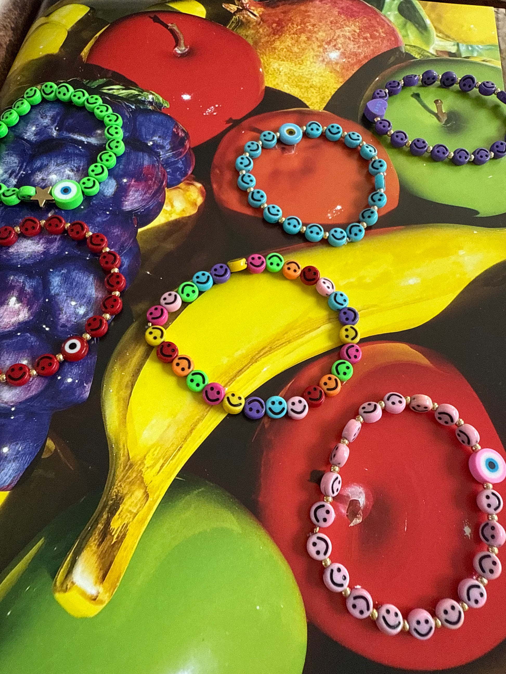 Blue full smile bracelet