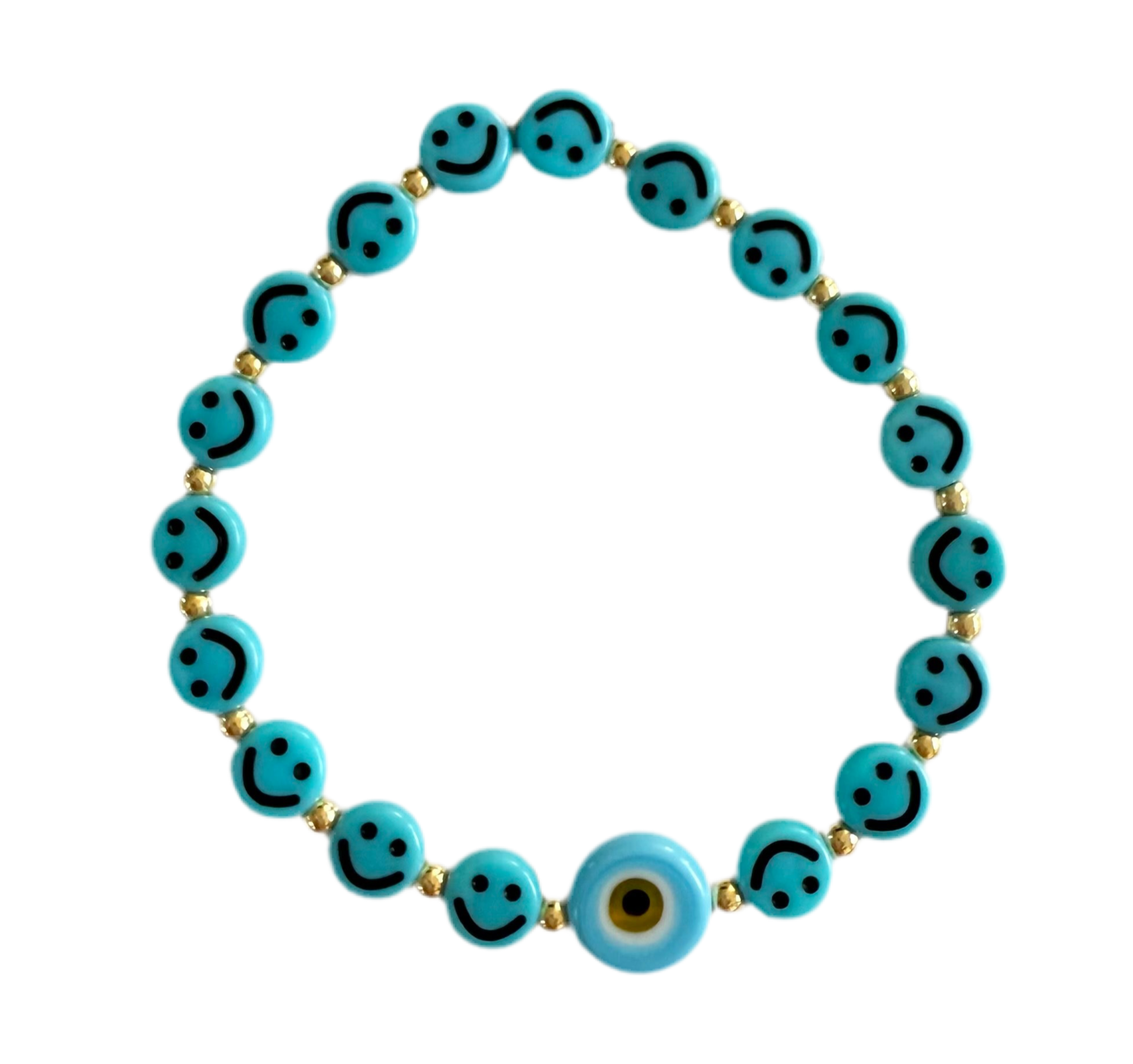Blue full smile bracelet