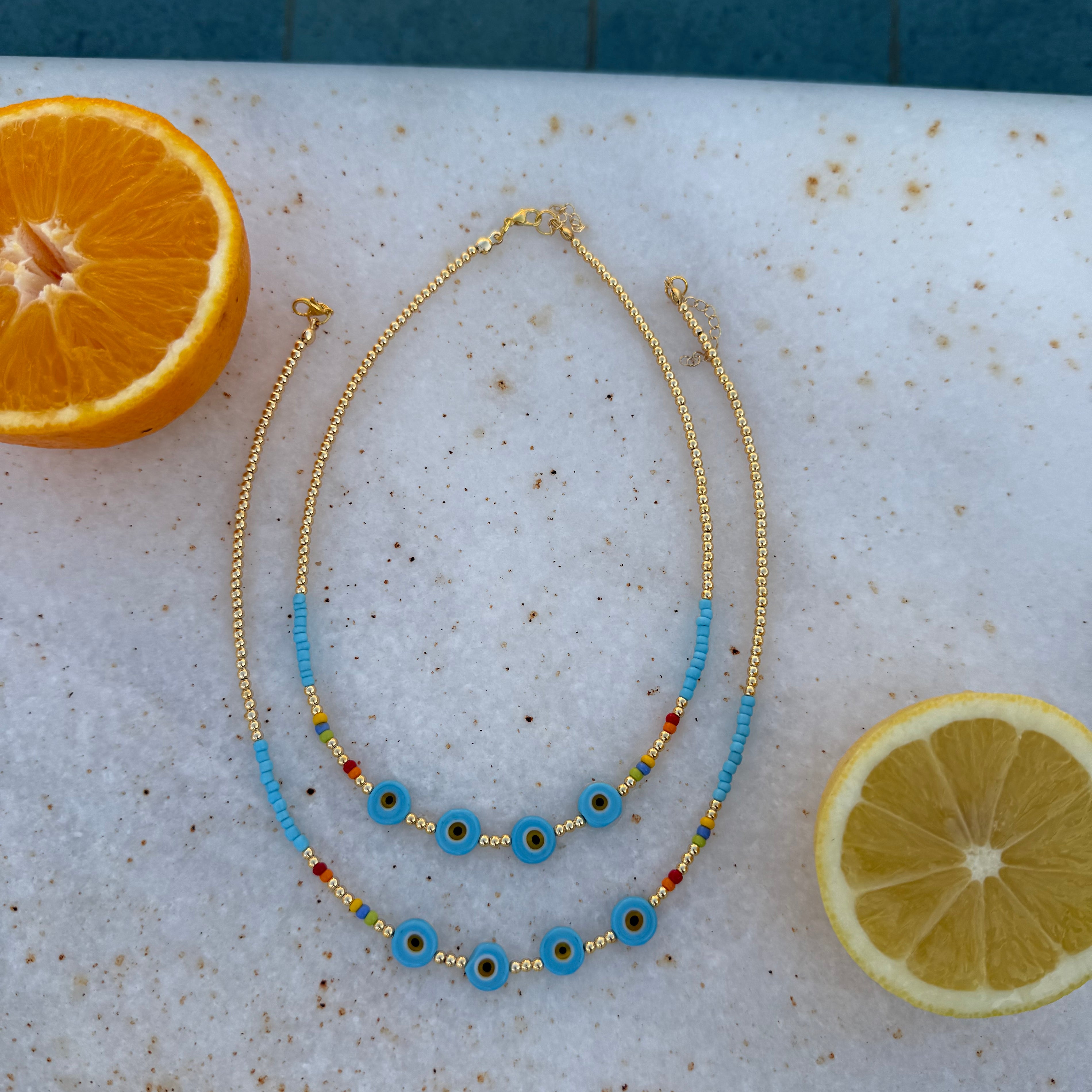 Evil eye necklace