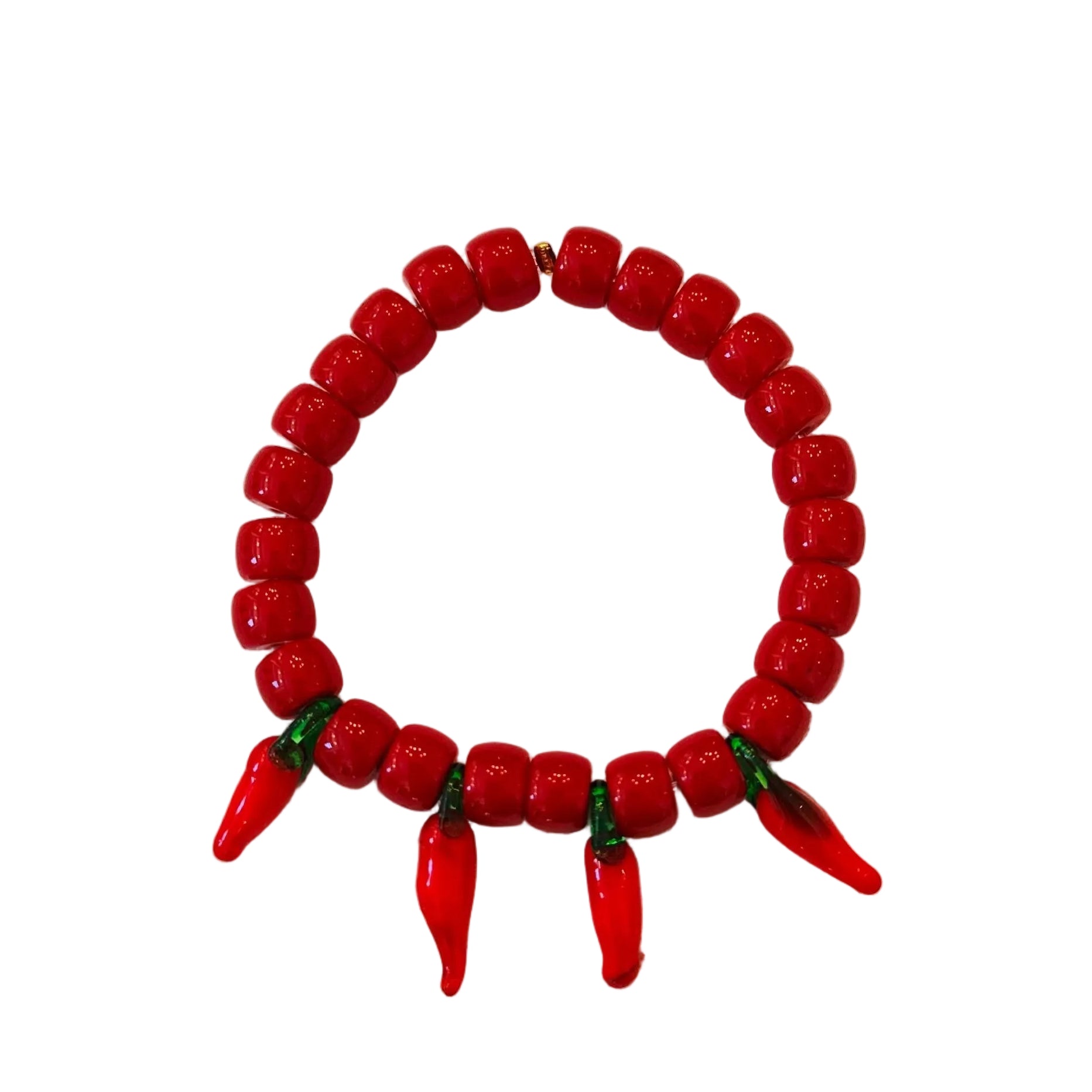 Red chilly pepper bracelet