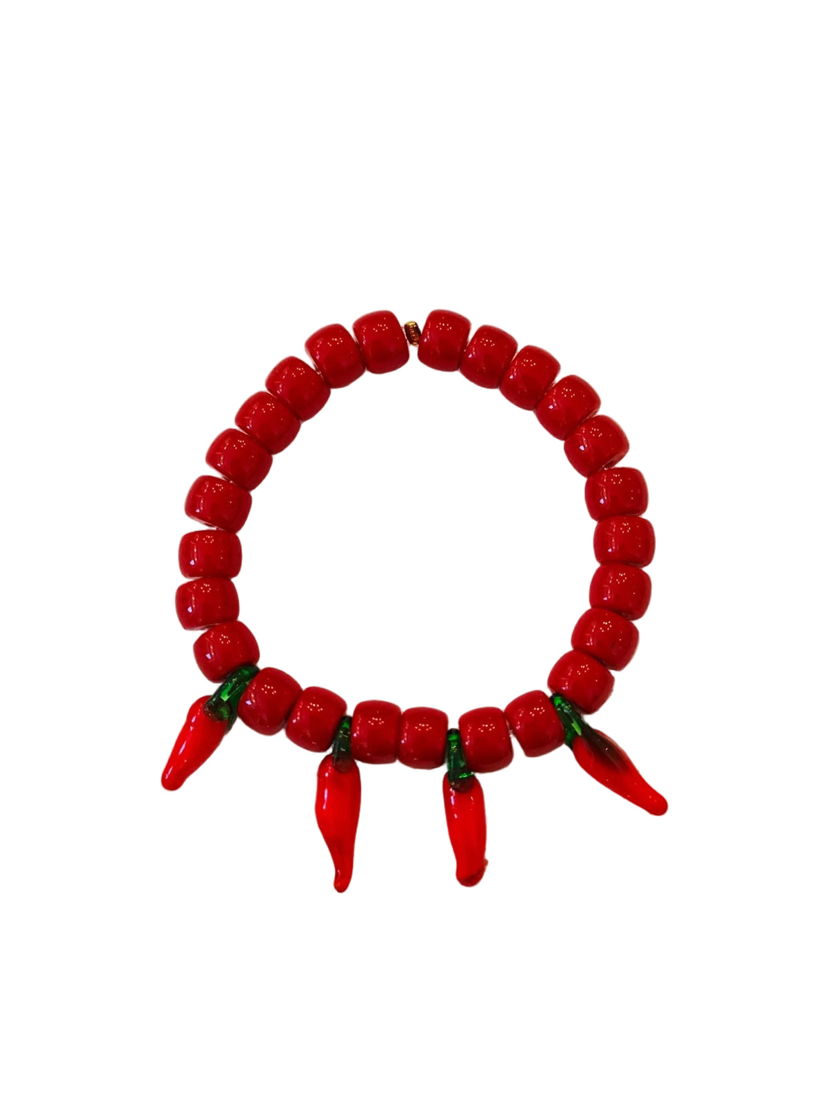 Red chilly pepper bracelet