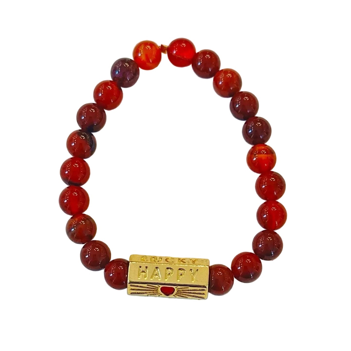 Amber happy/lucky bracelet