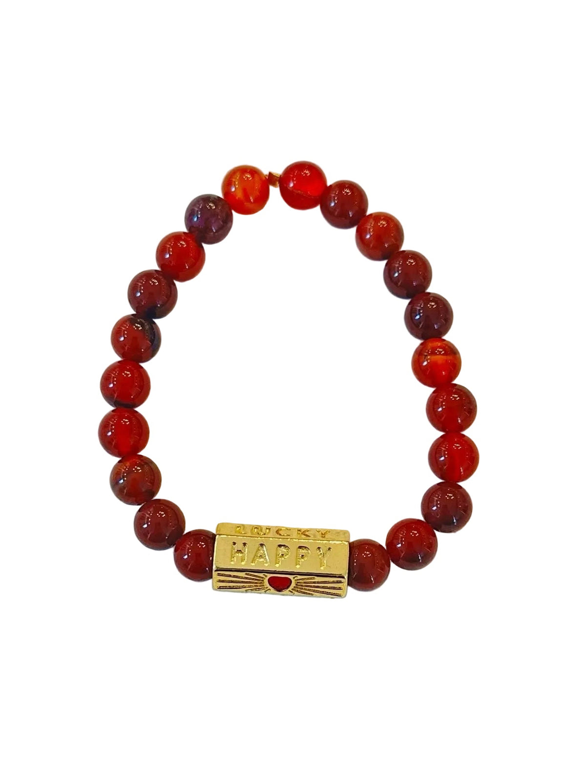 Amber happy/lucky bracelet