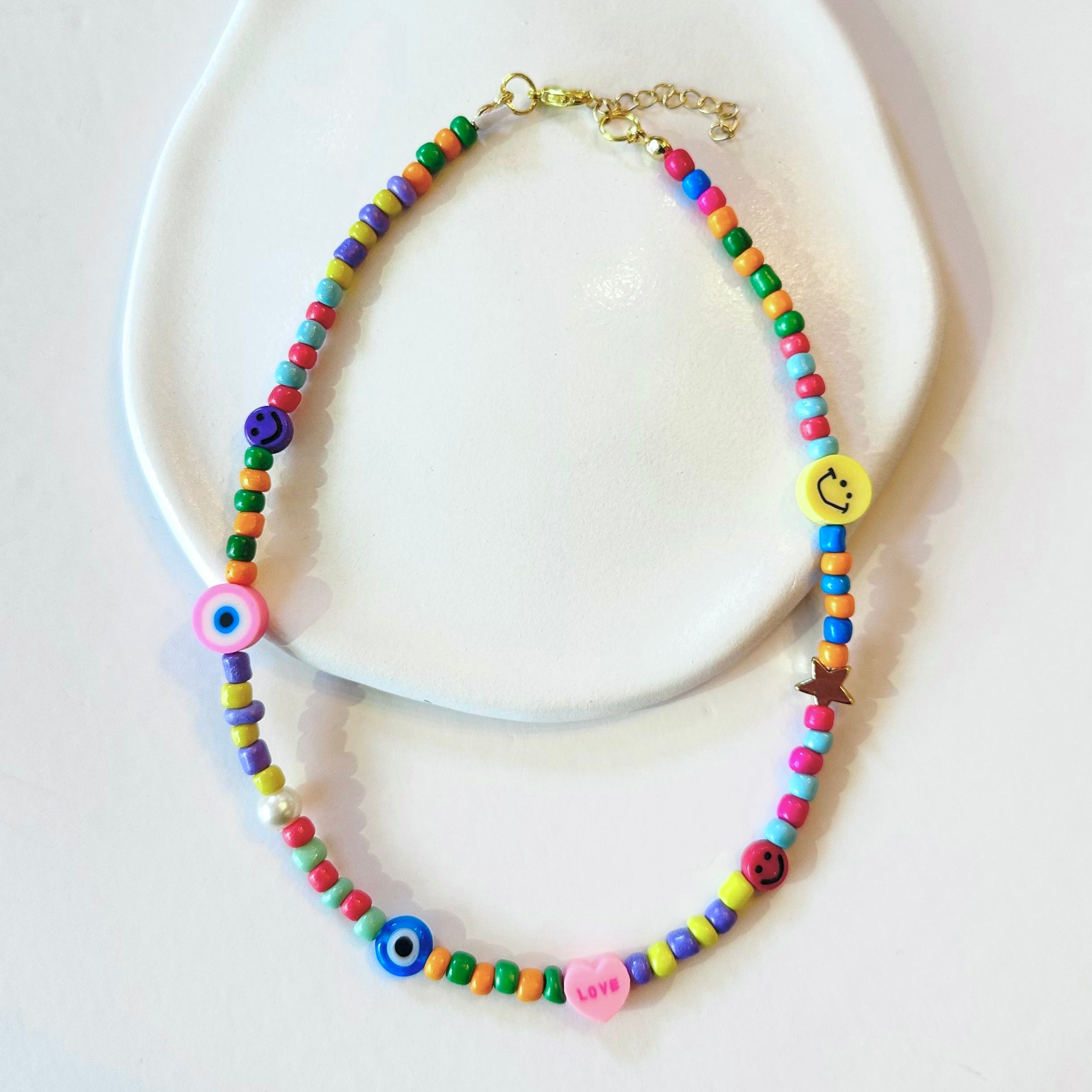 Gummy rainbow necklace