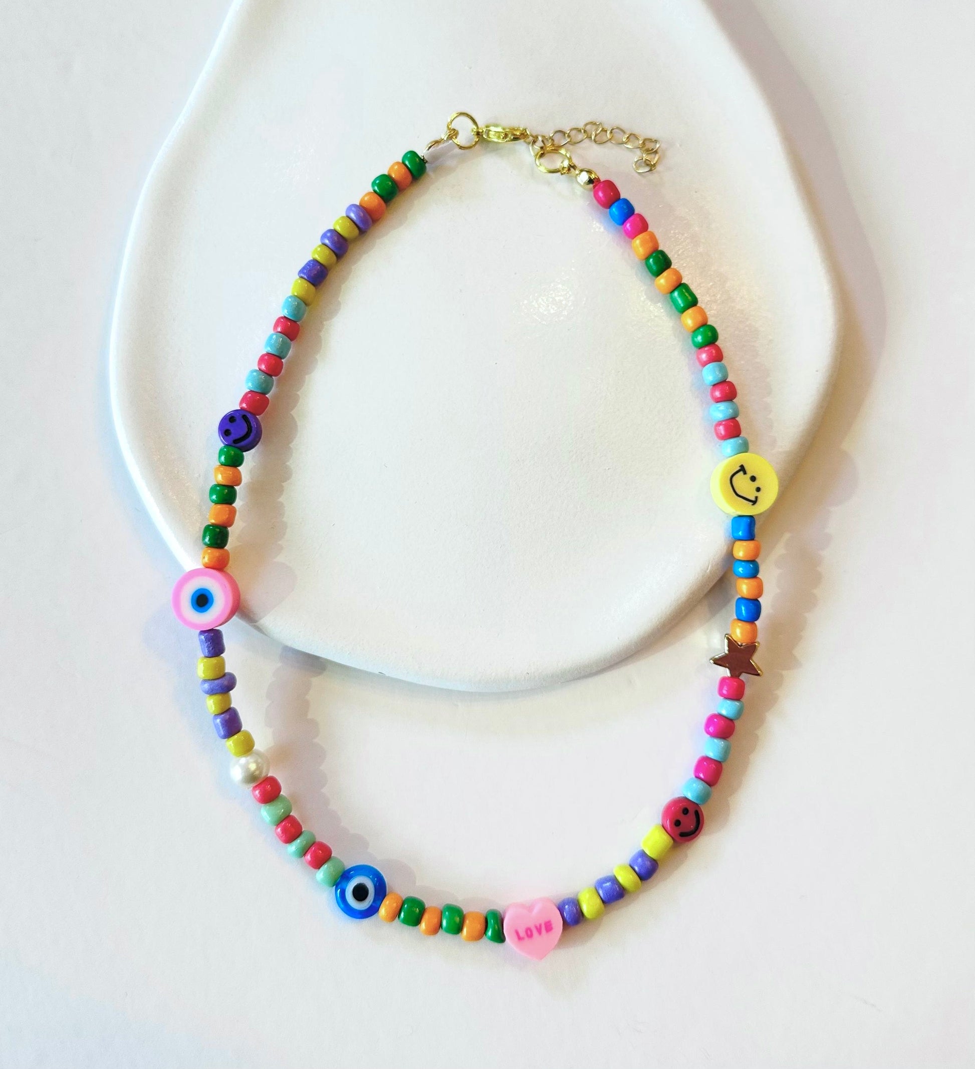 Gummy rainbow necklace