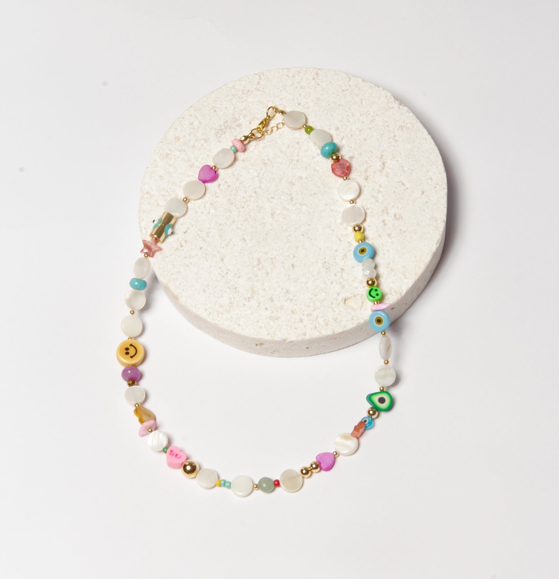 Mixed charm necklace