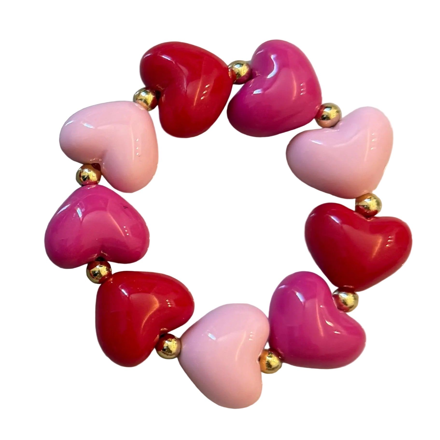 Hearts chunky bracelet