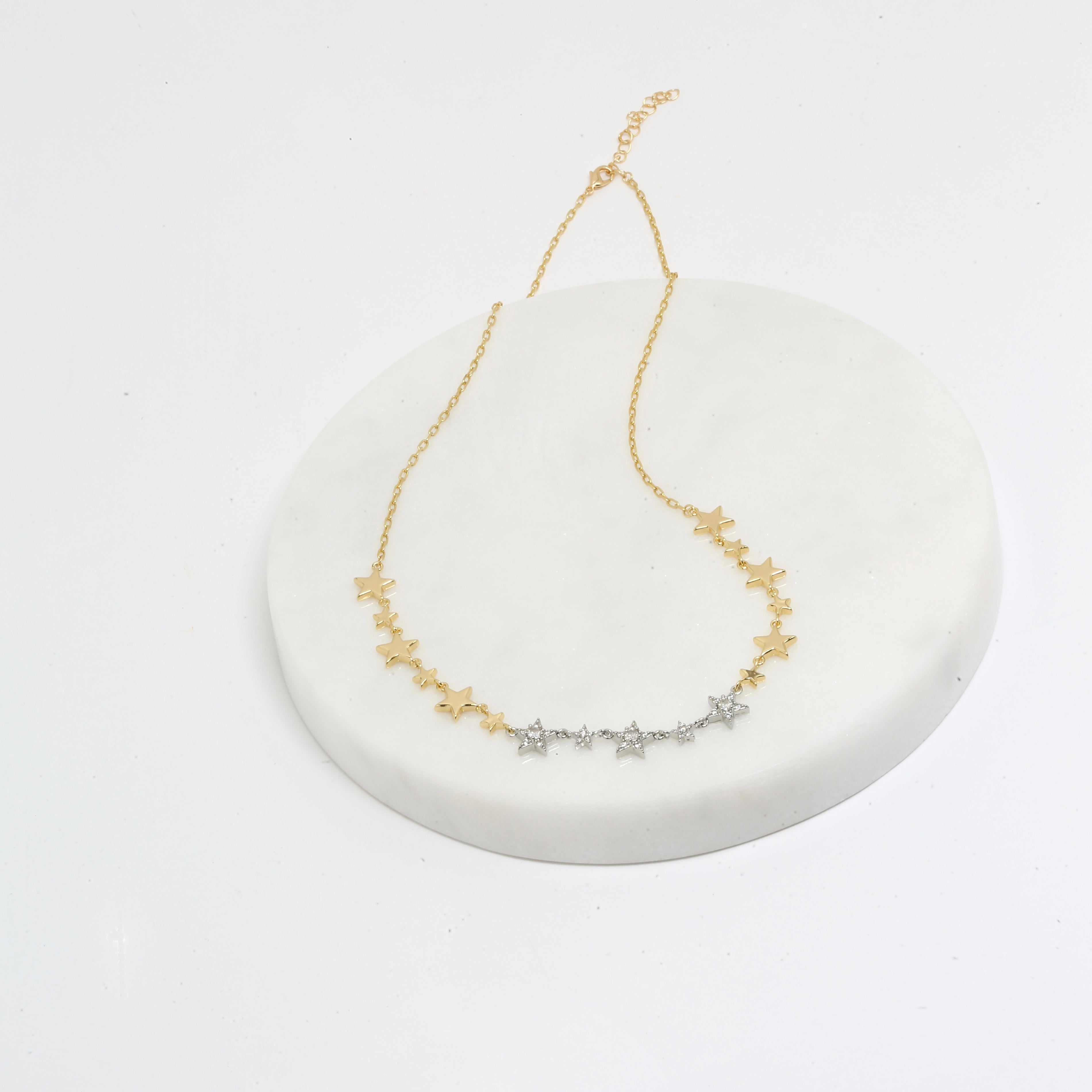 Stars chain necklace