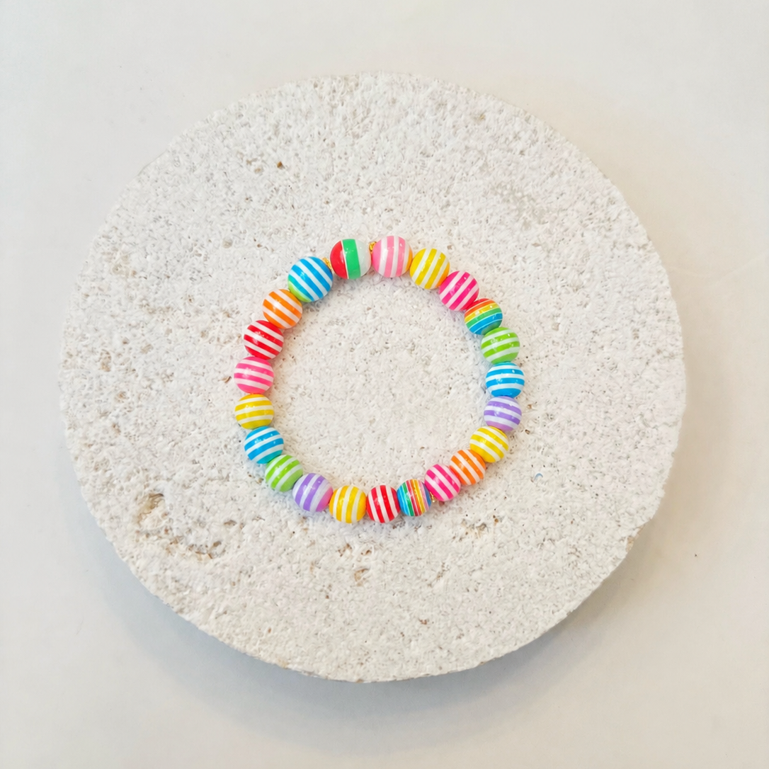 Rainbow striped bracelet