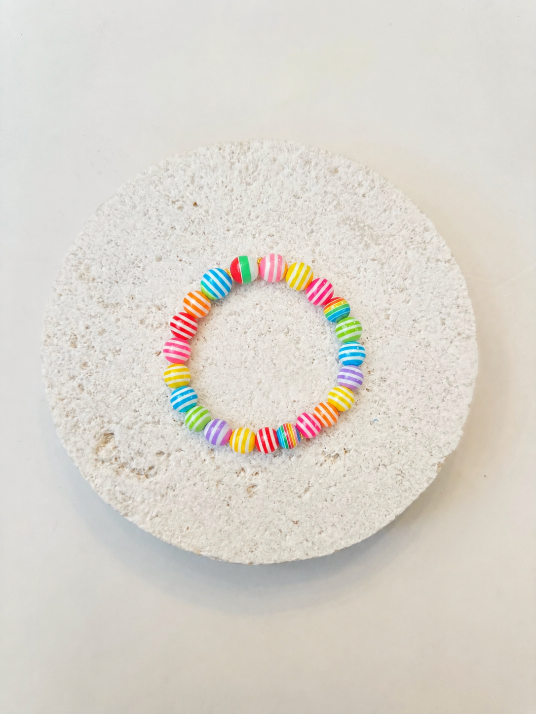 Rainbow striped bracelet