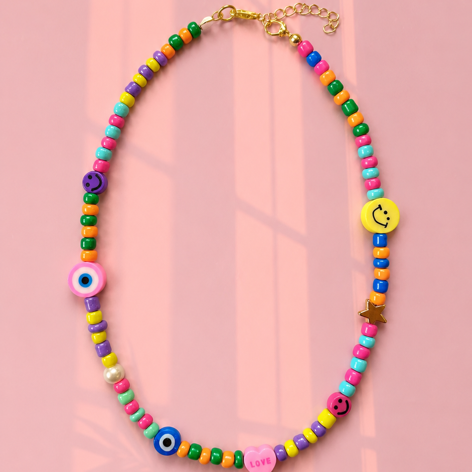 Gummy rainbow necklace