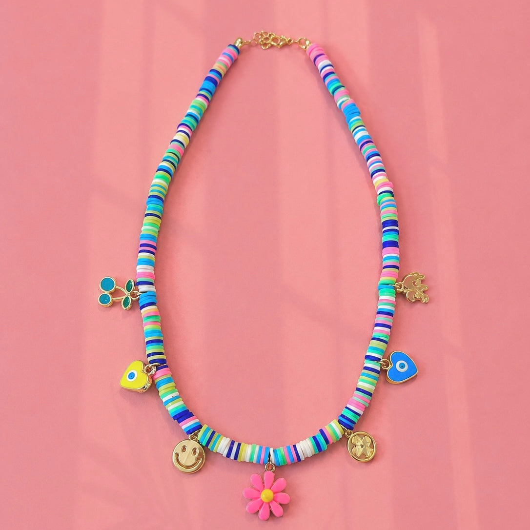Charm surfer necklace