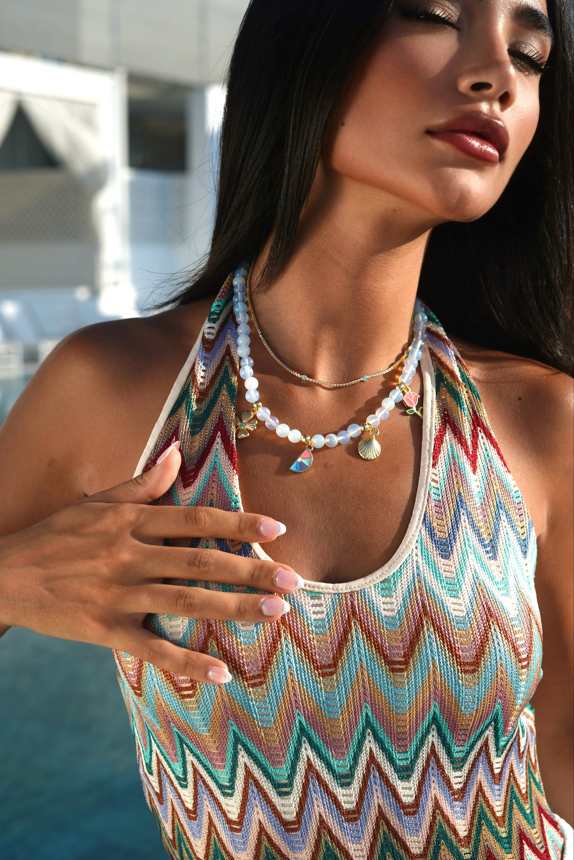 Charm candy necklace
