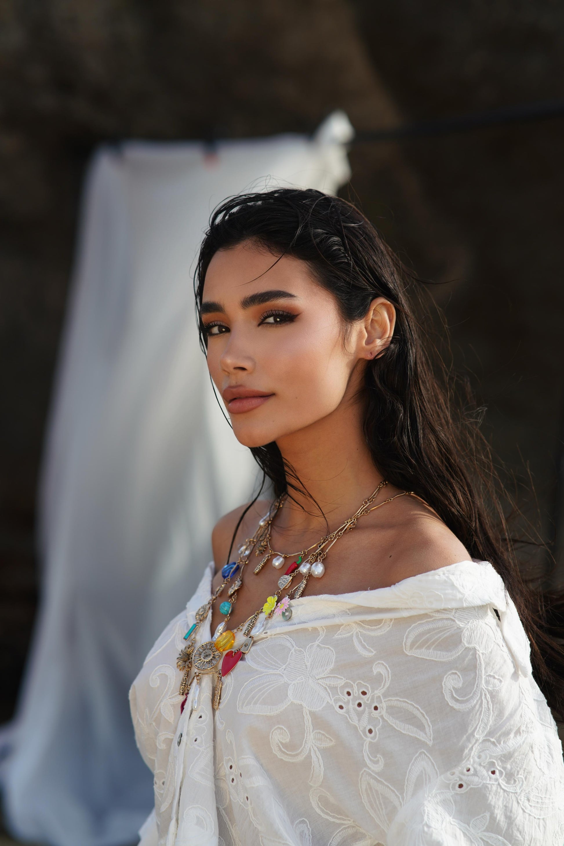 Triple layer necklace