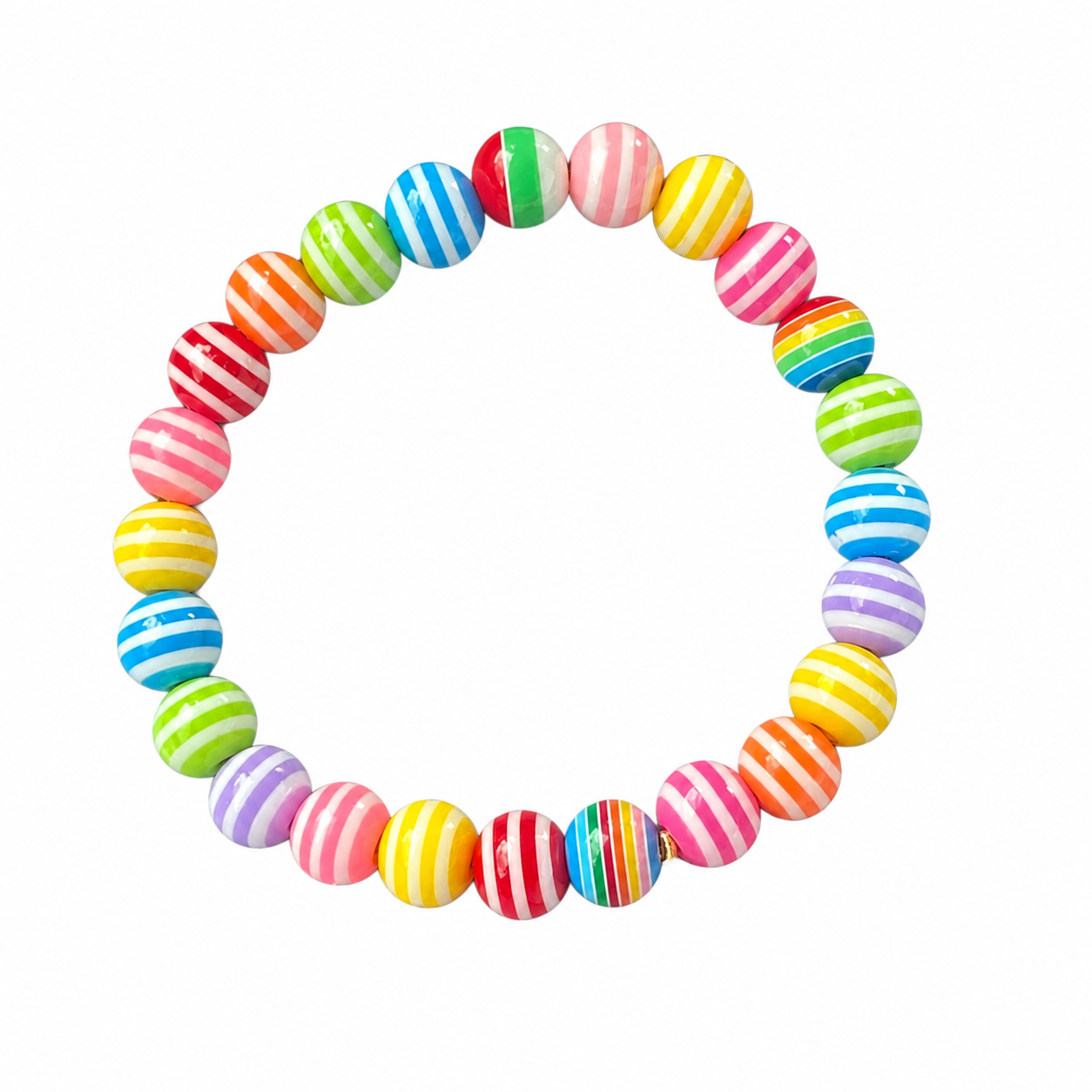 Rainbow striped bracelet