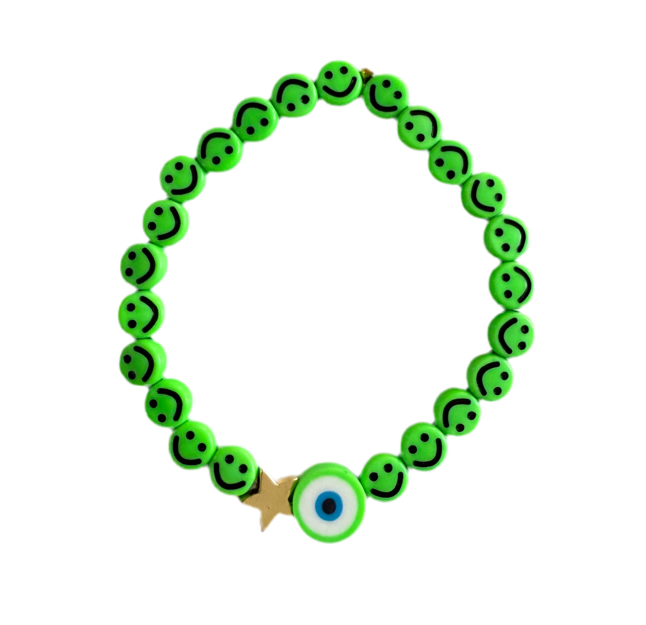Green full smile bracelet