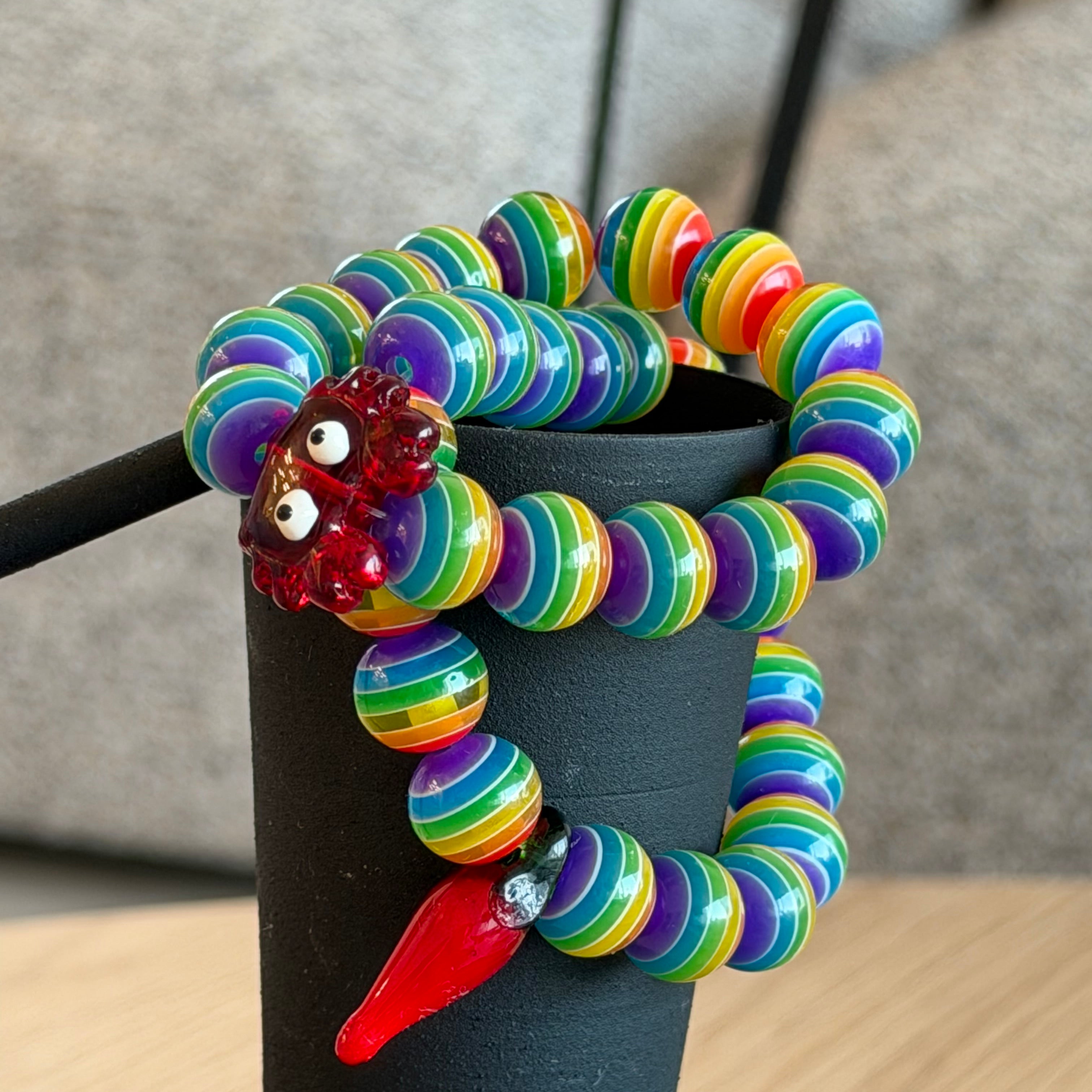 Crab rainbow bracelet