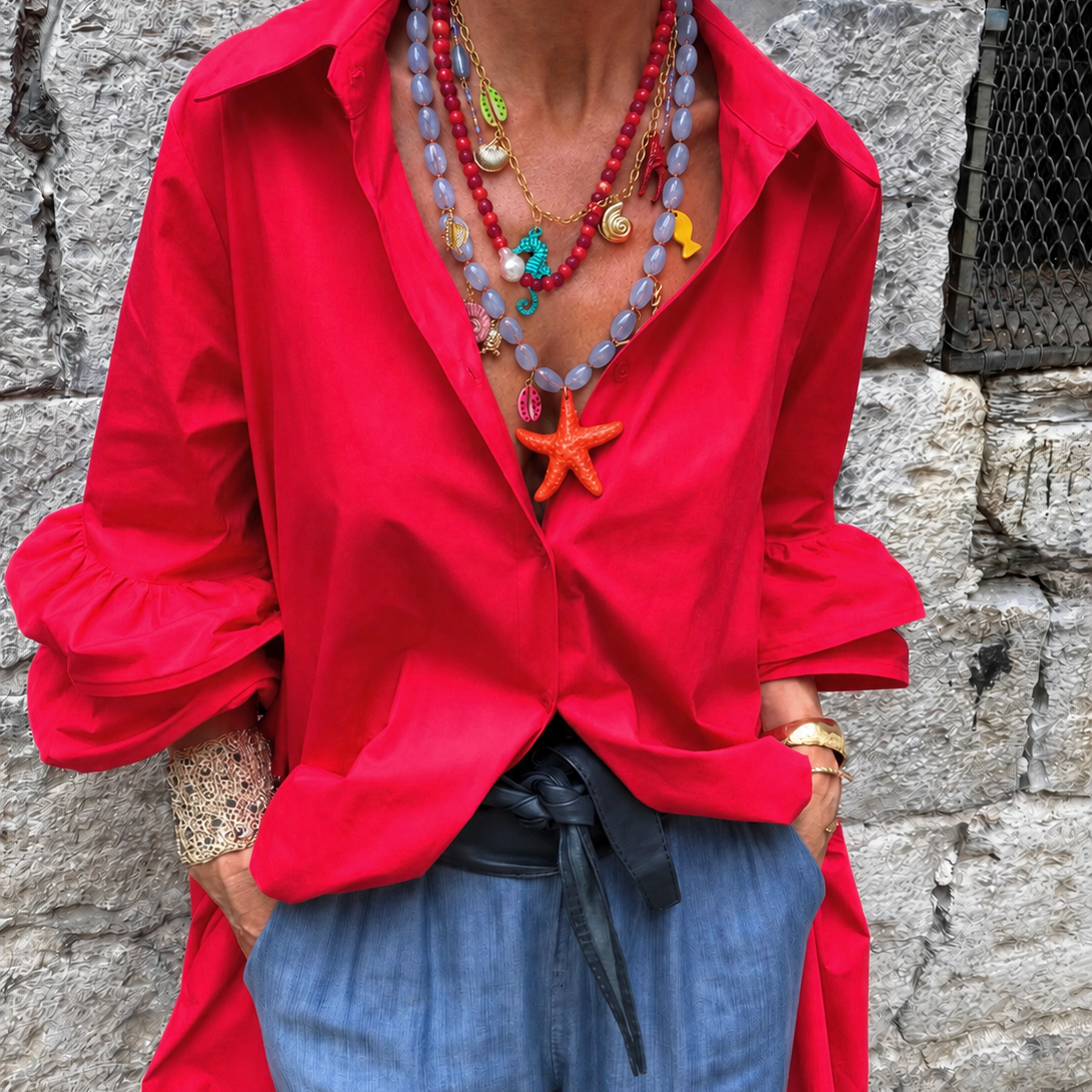 3 layered summer necklace