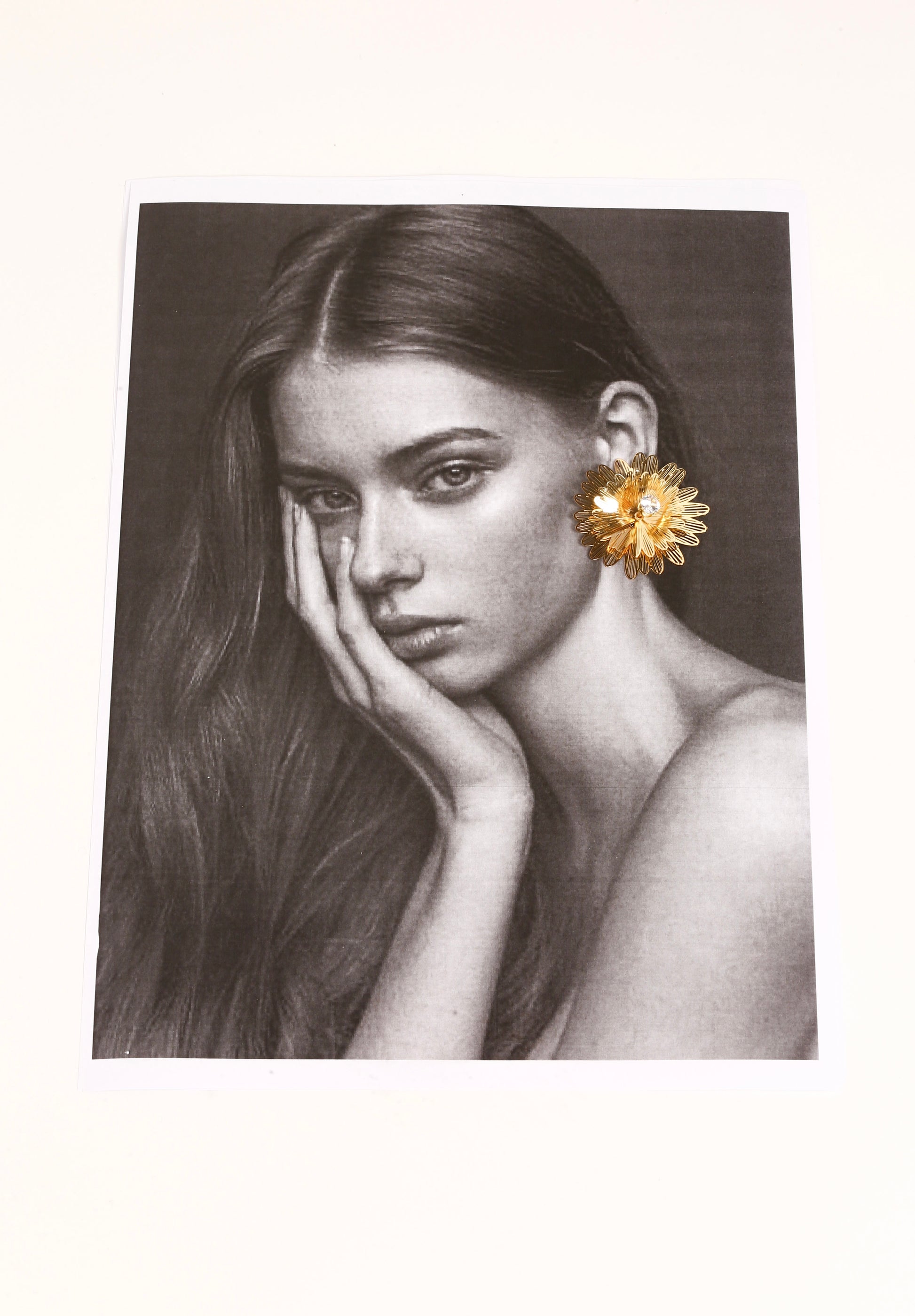 Floral layers with stud