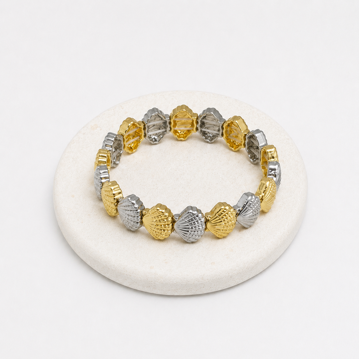 Two-tone Shells bracelet