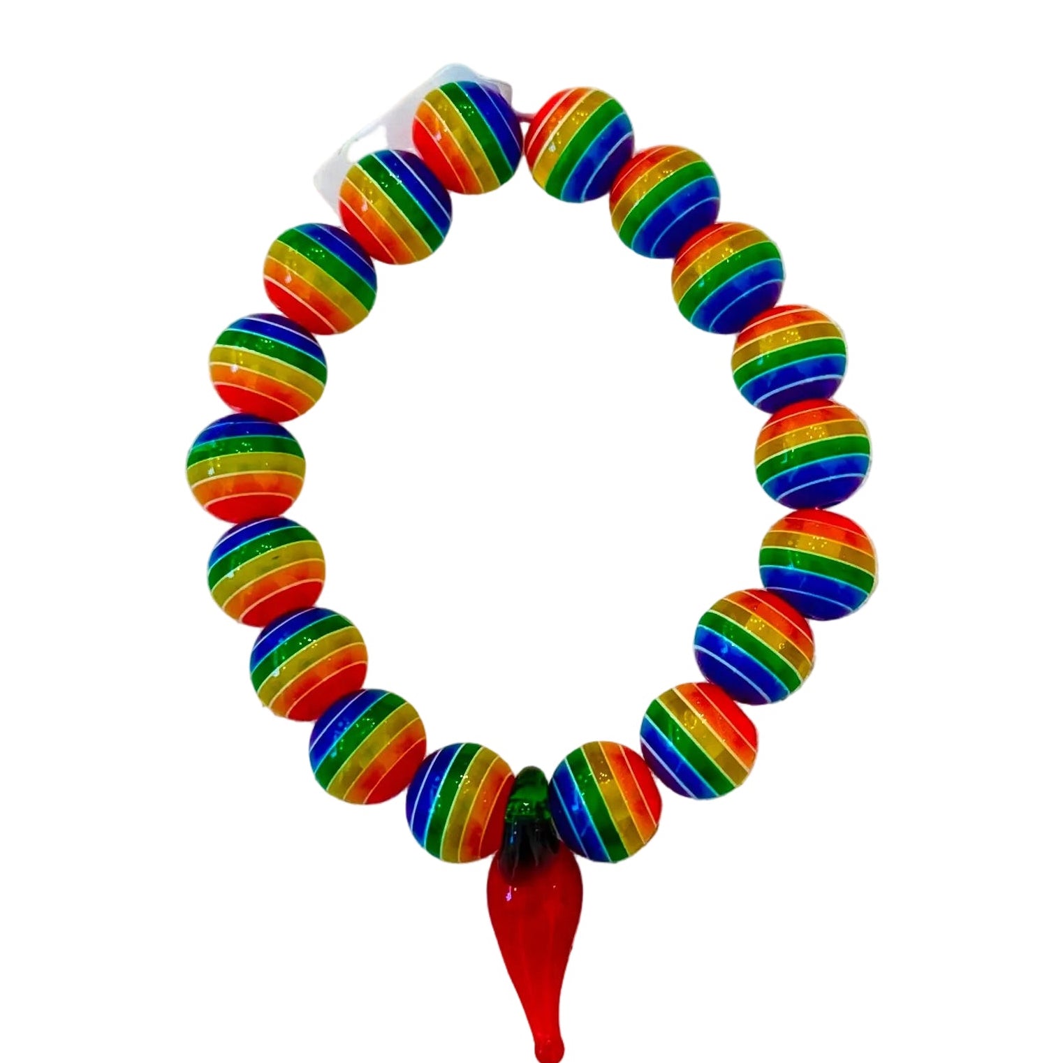 Rainbow bracelet with chilly