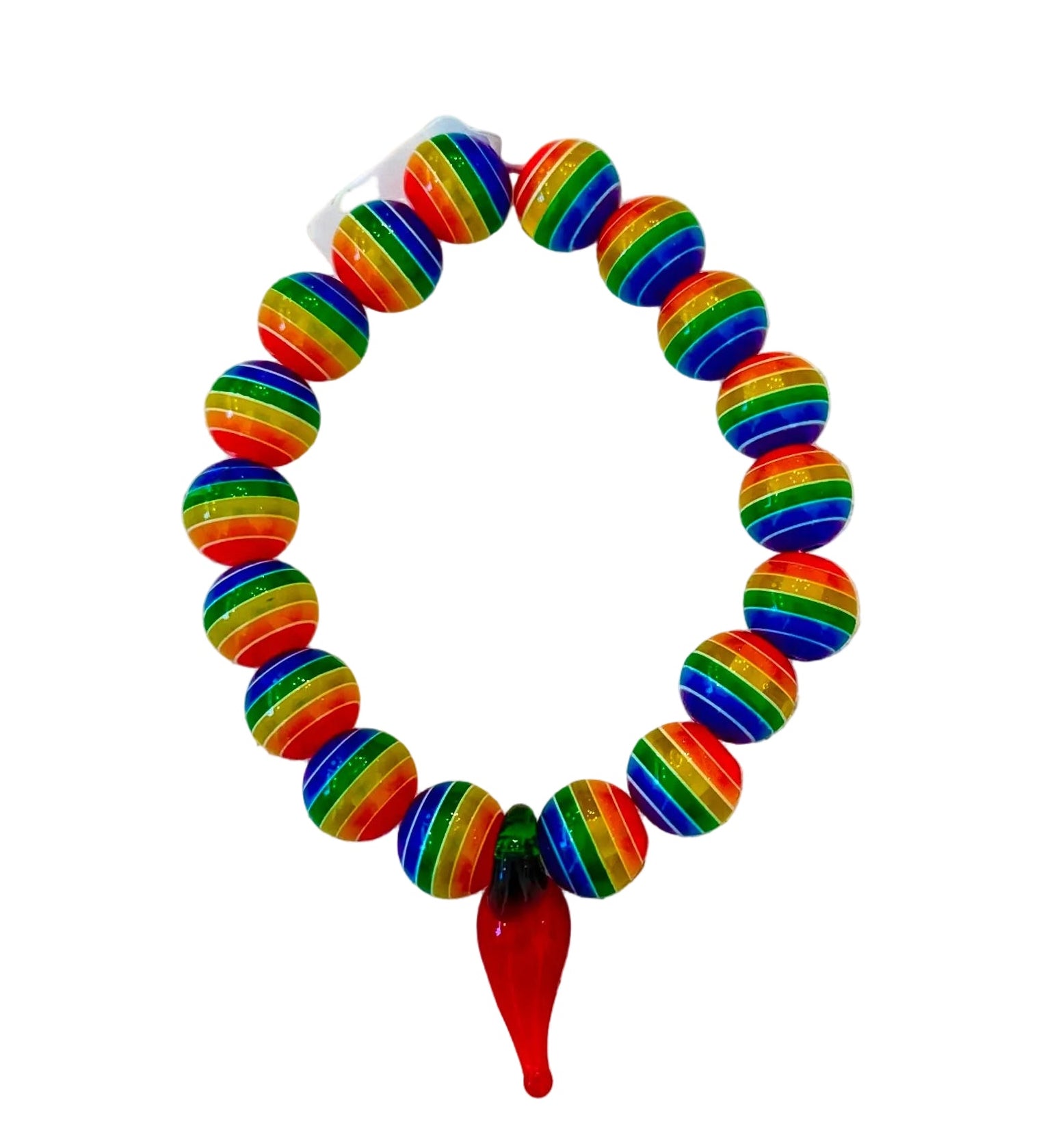 Rainbow bracelet with chilly