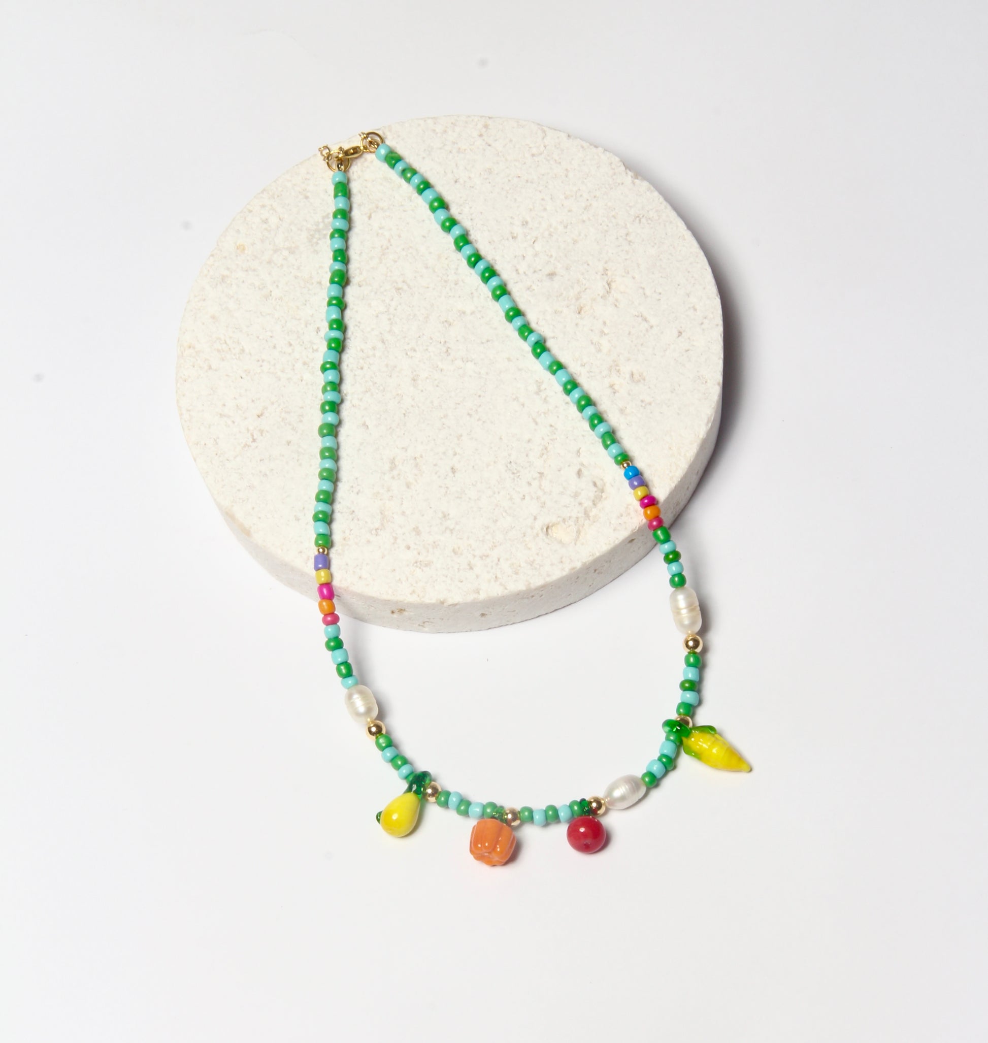 Fruits charm necklace
