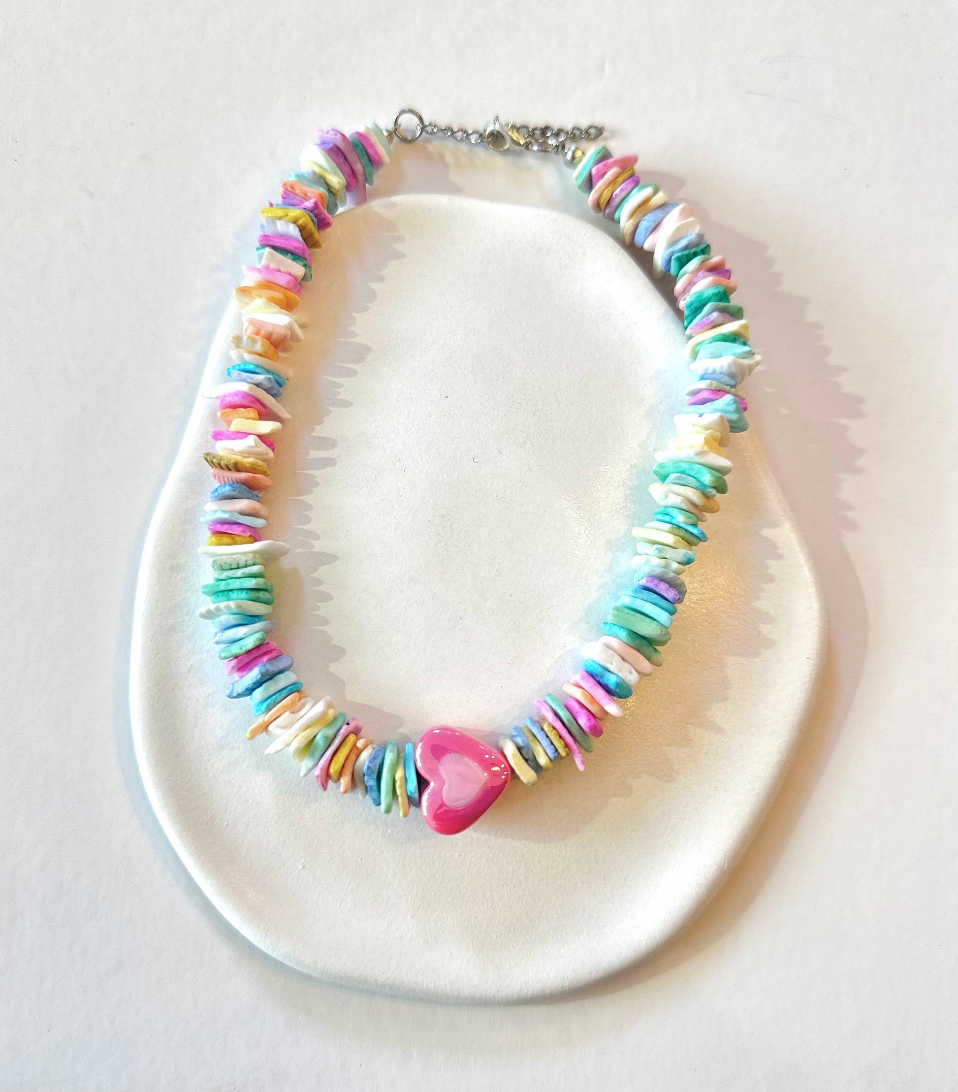 Pastel bubble gum necklace