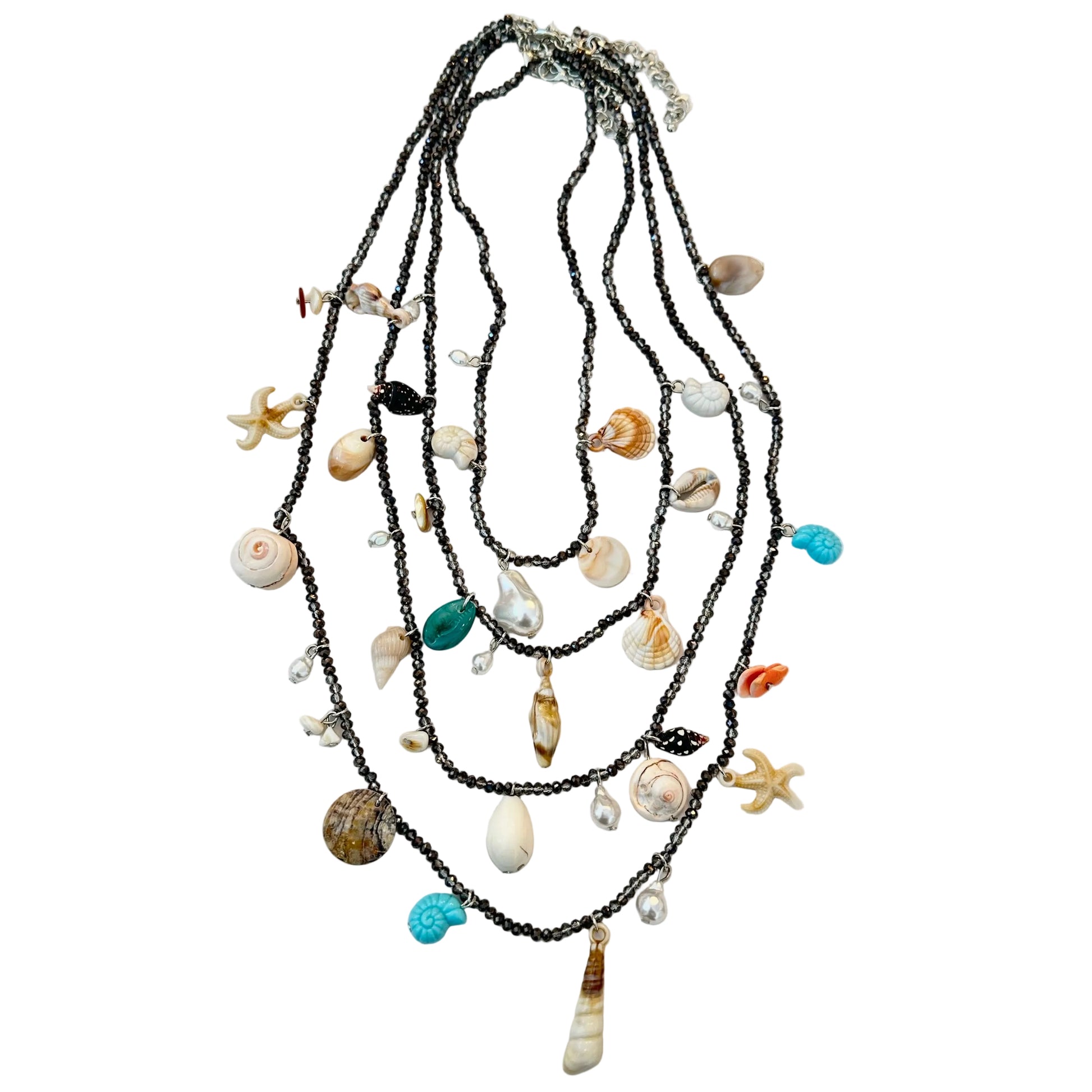 Shells crystal necklace