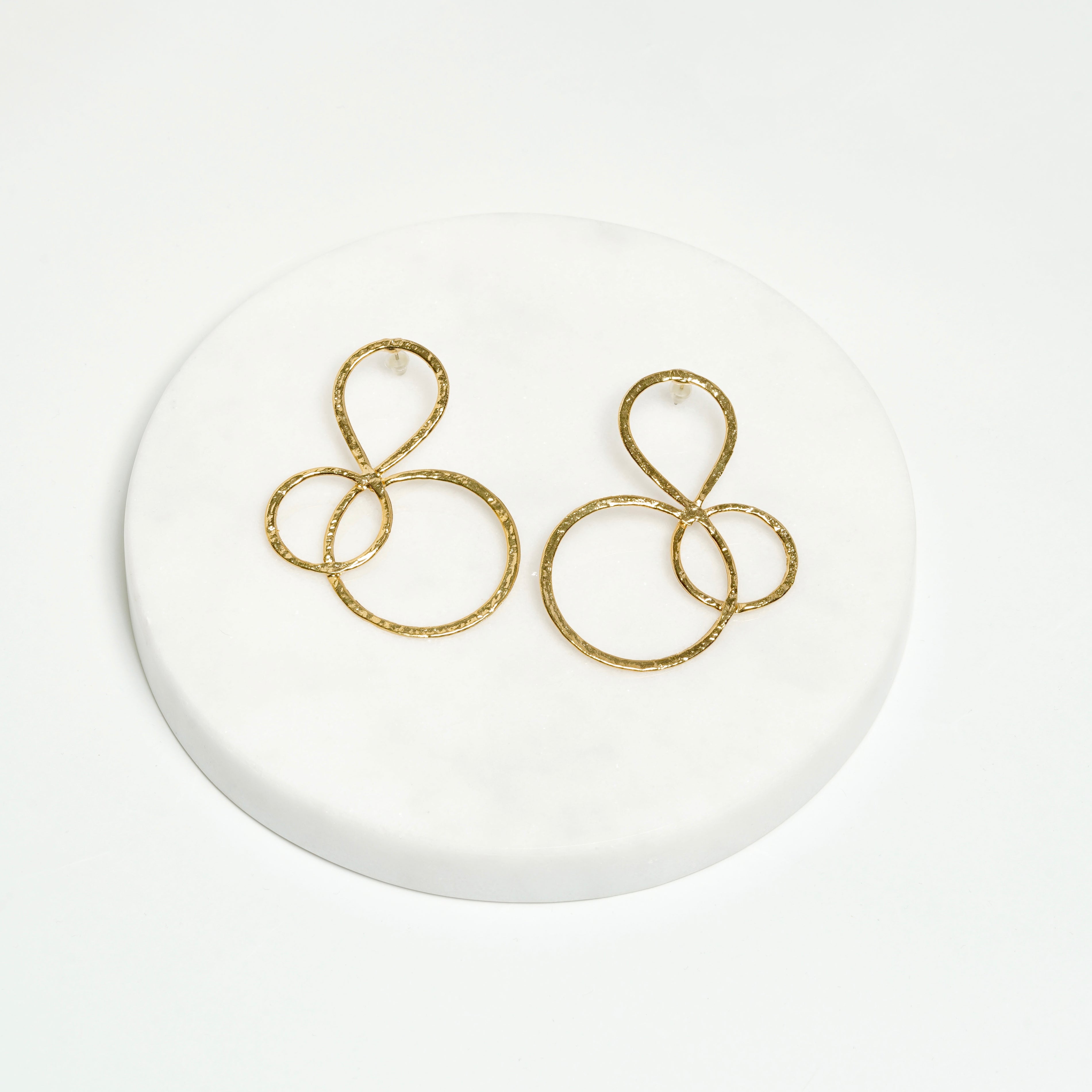 Doodle oversized earrings