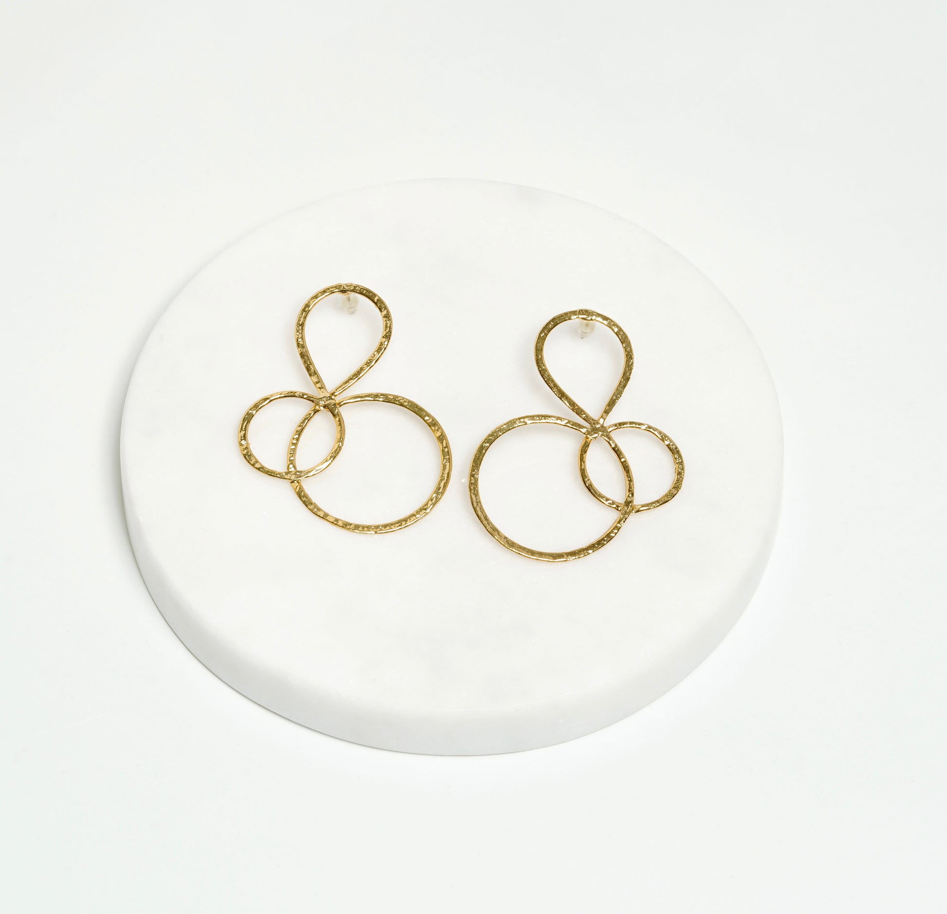 Doodle oversized earrings