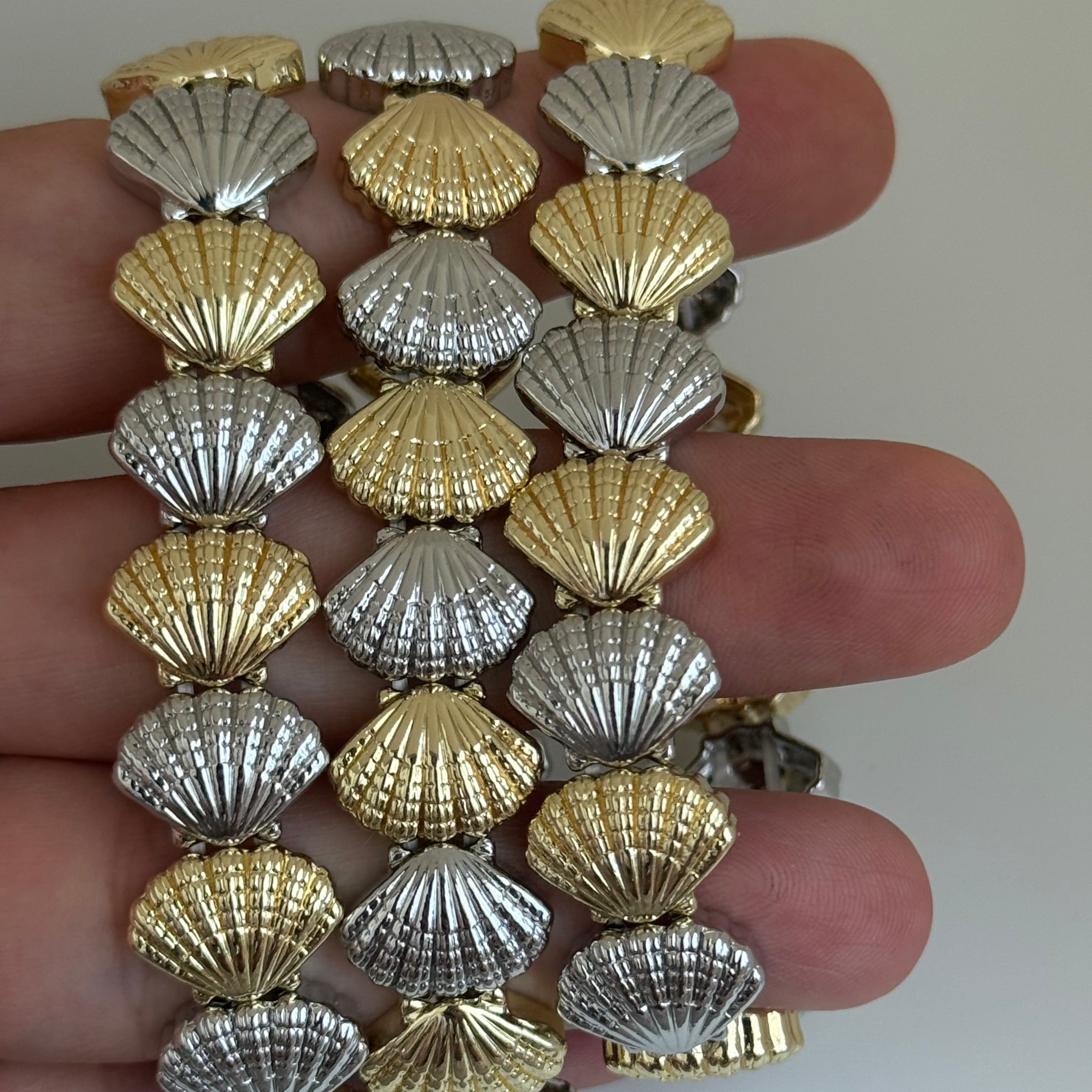 Two-tone Shells bracelet