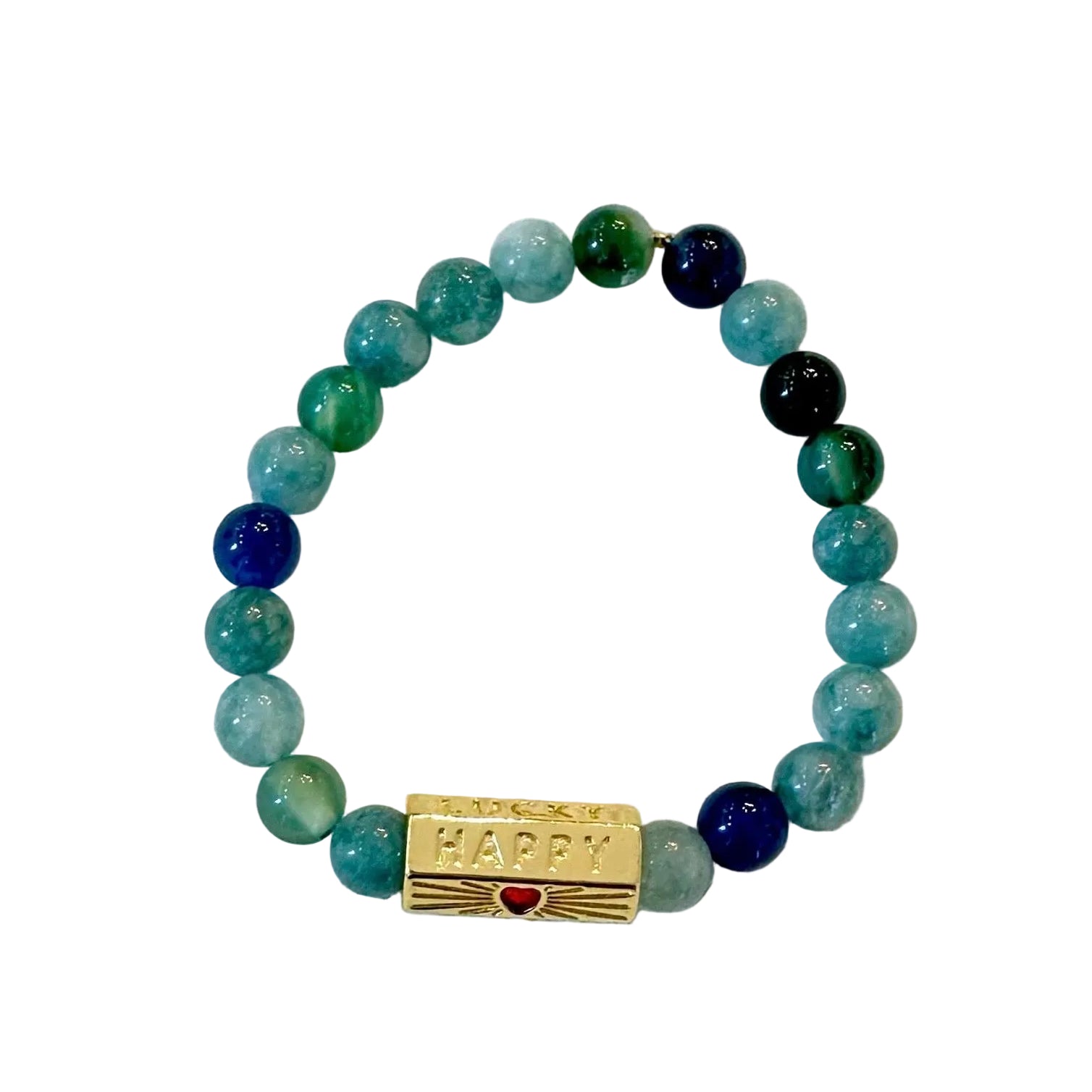 Green happy/lucky bracelet
