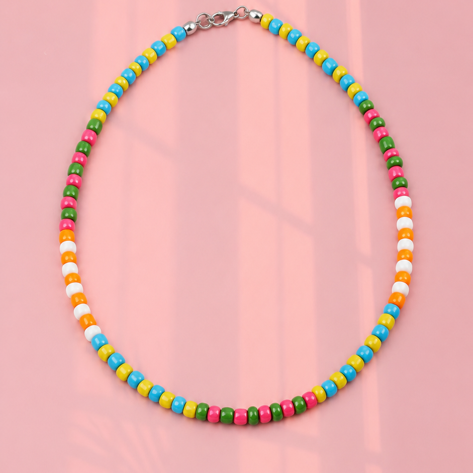Rainbow simplicity necklace