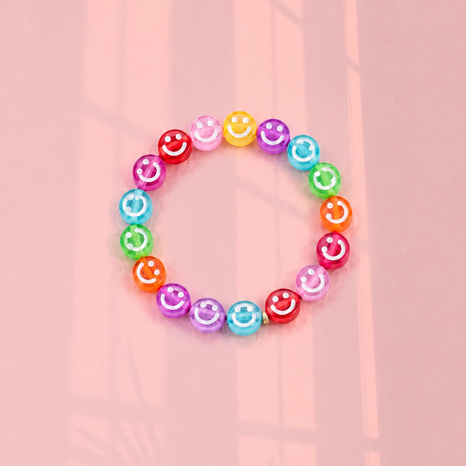 Colorful Smiley bracelet