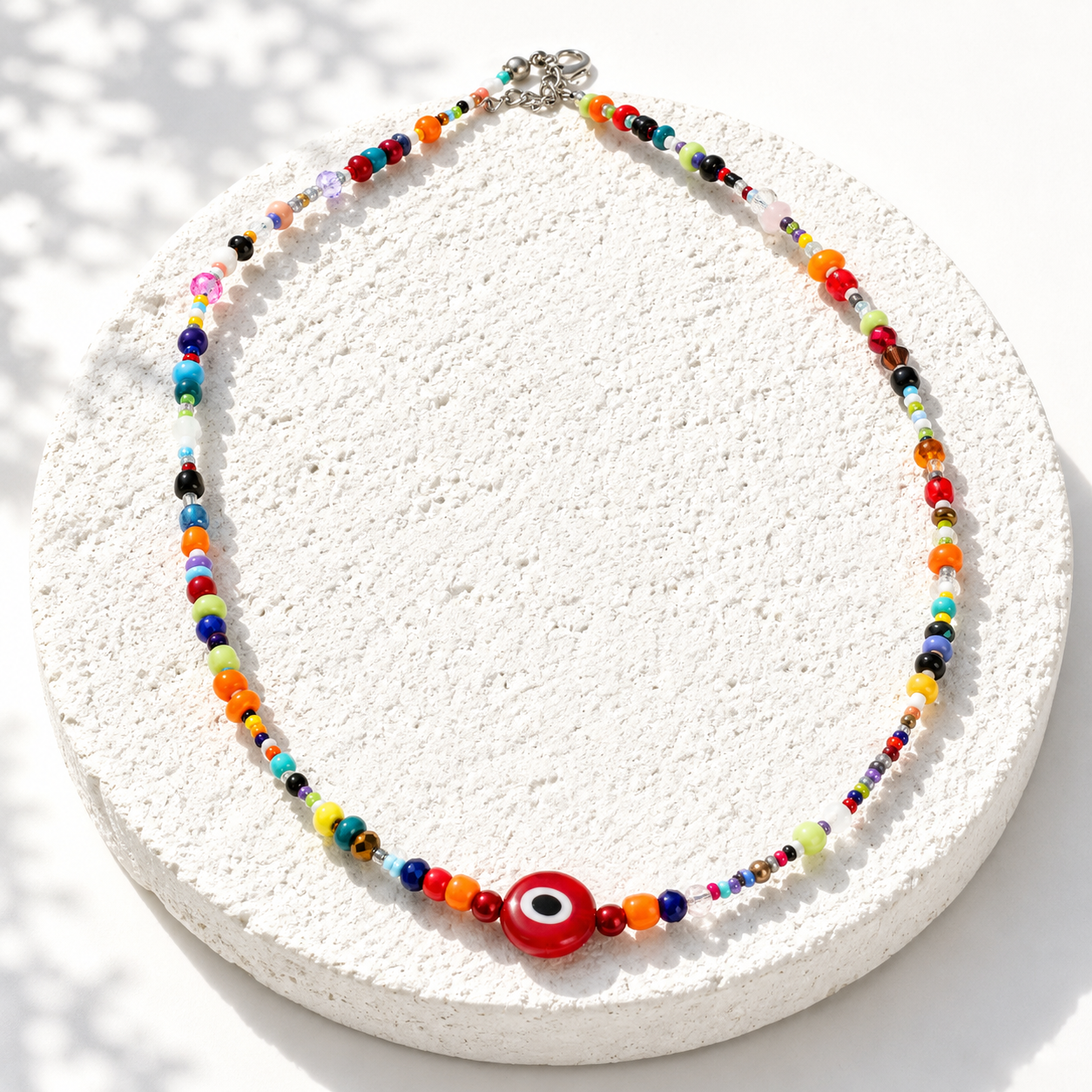 Red eye necklace
