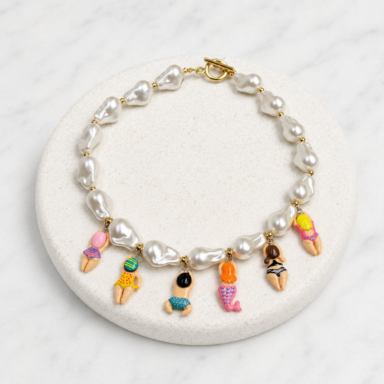 Swimmers necklace