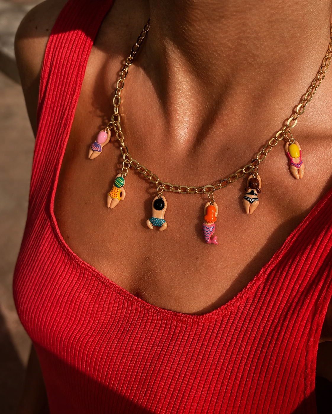 Swimmers chain necklace