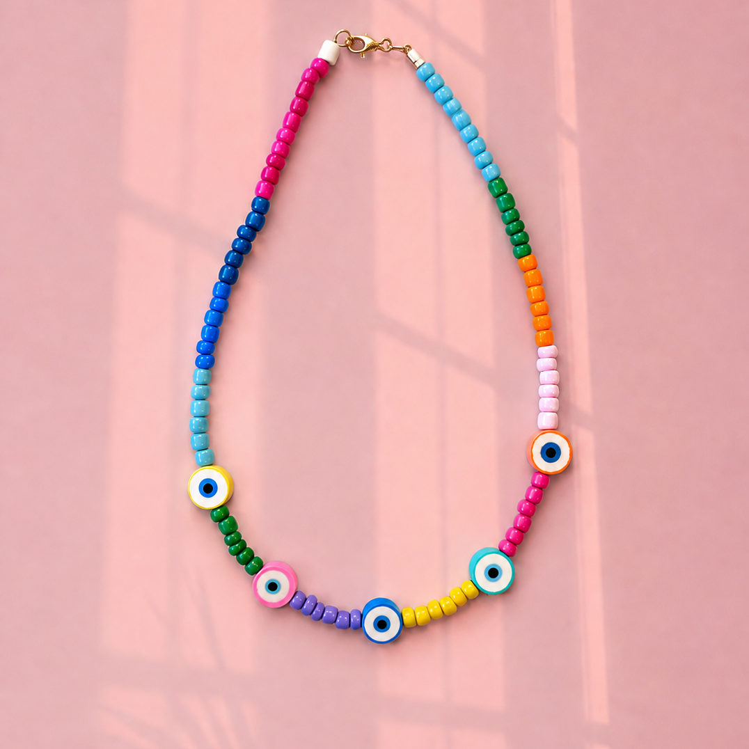 Good luck colorful necklace