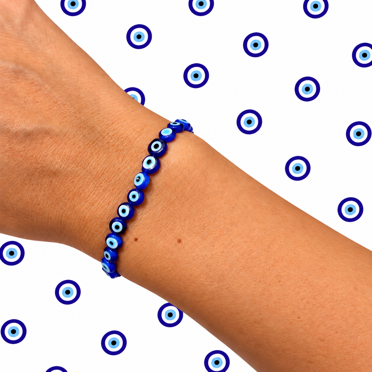 Small evil eye bracelet