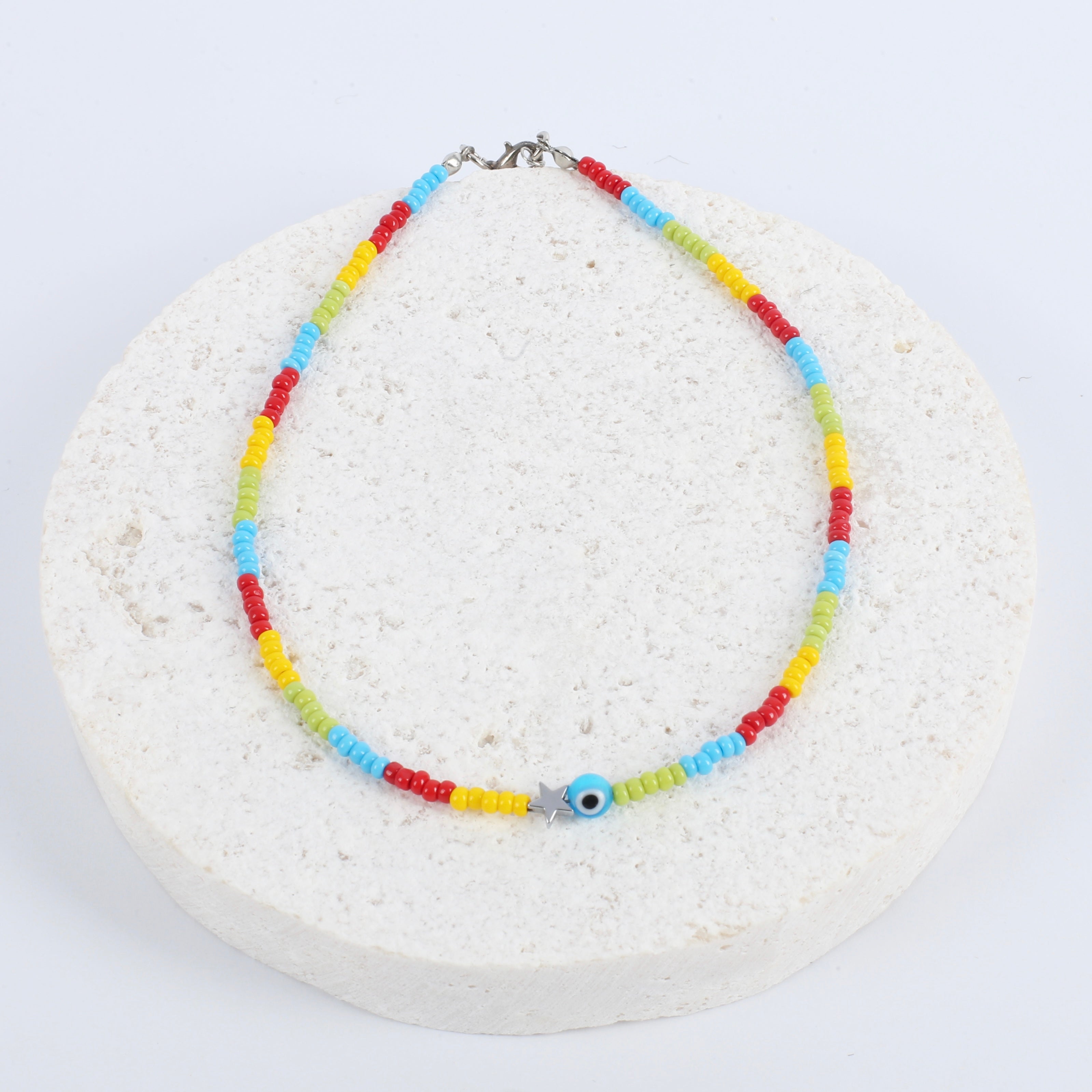 Delicate multicolor necklace